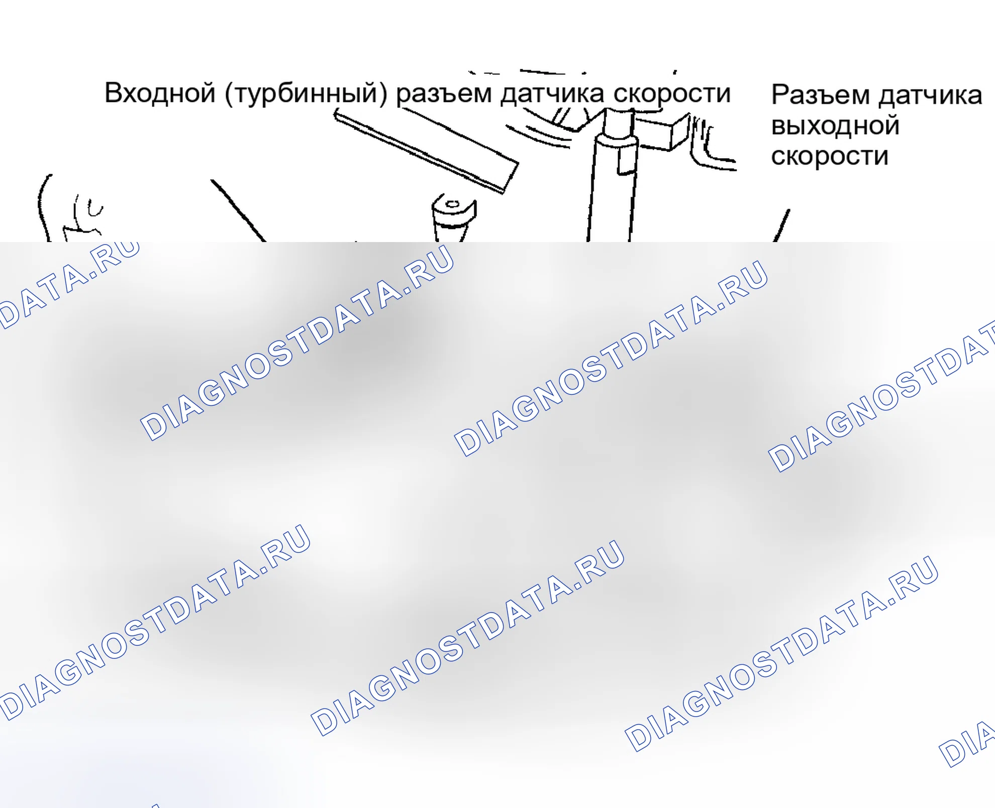 Рис. 29: Датчик диапазона передачи (Tr). Hyundai Veloster I