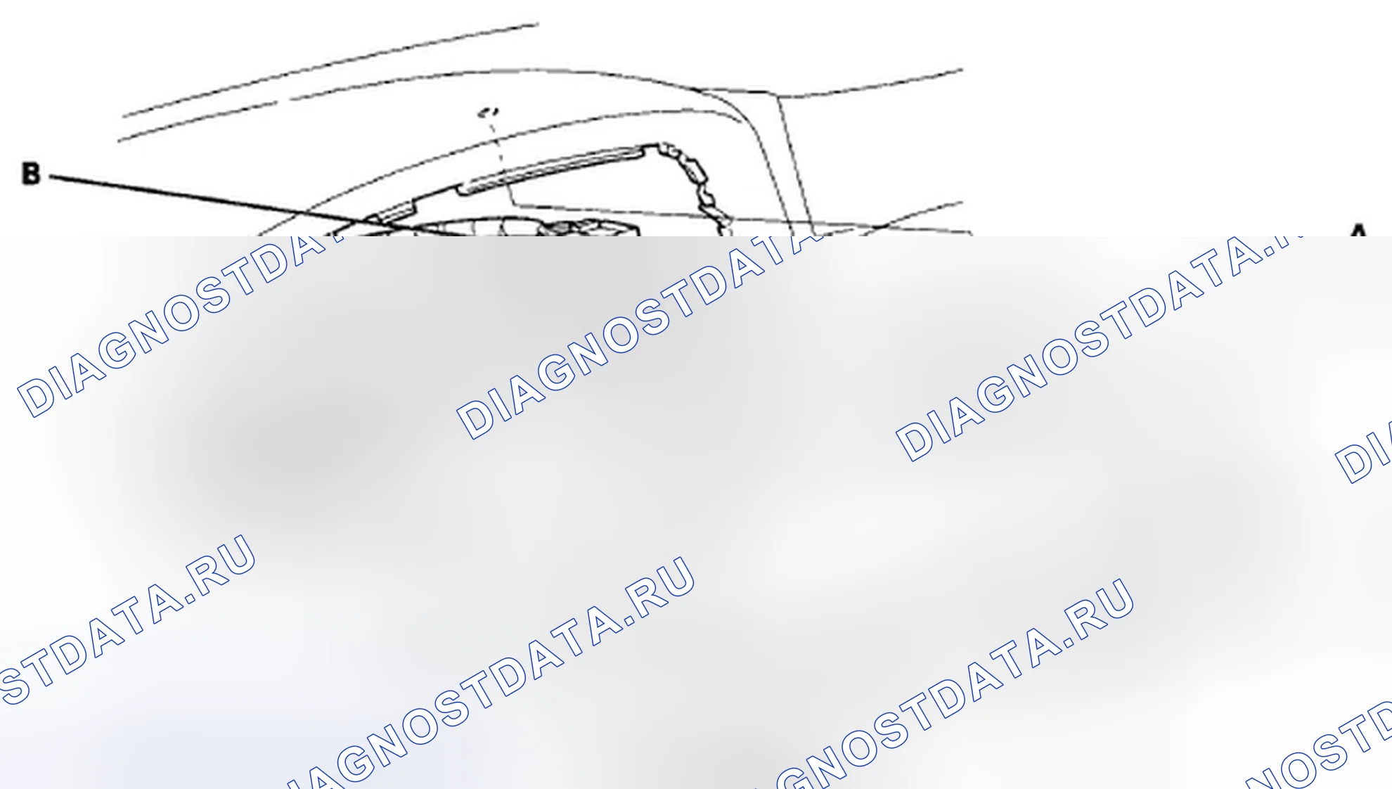 Рис. 11: Замена модуля управления манометром. Honda Accord VIII