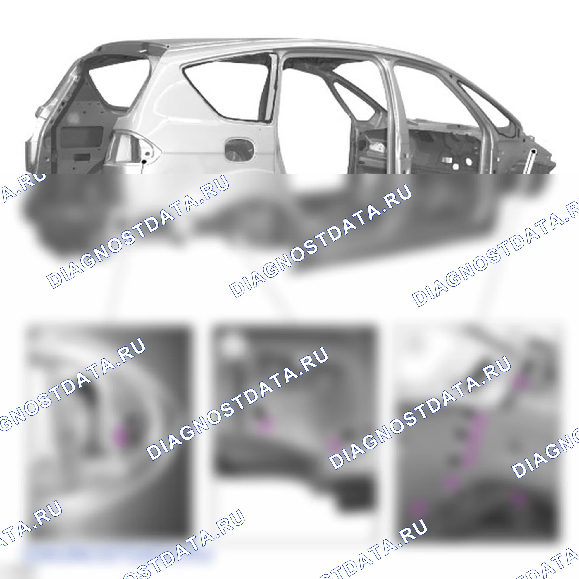Кузов и рама: описание и работа. Ford S-MAX I рестайлинг