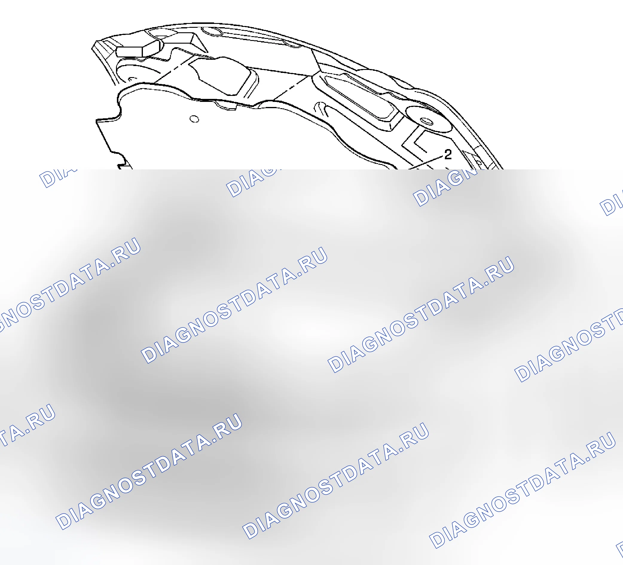 Рис. 17: Замена изолятора капота. Buick LaCrosse I