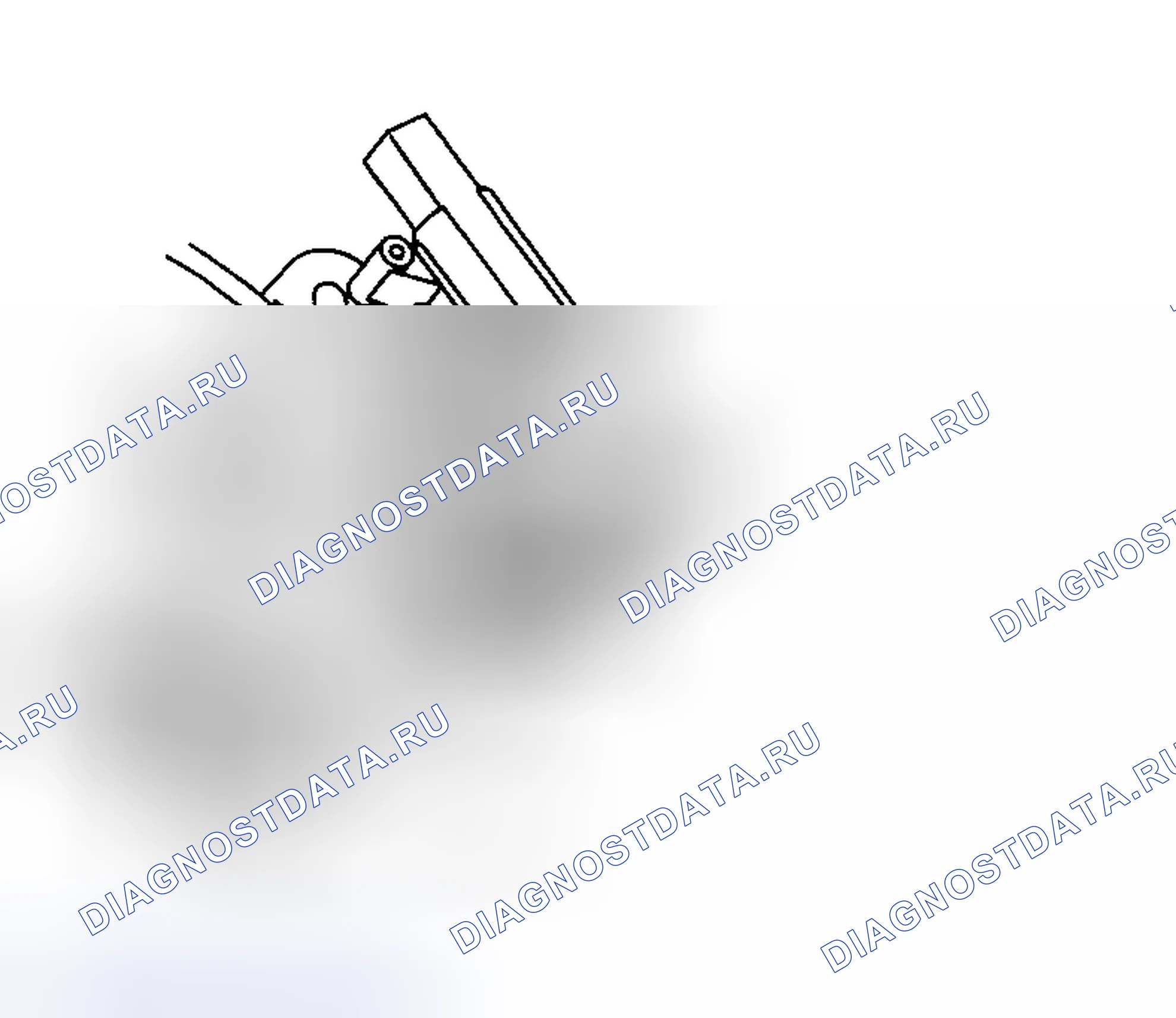 Рис. 40: Защелка дверь багажника. Mazda 5 I