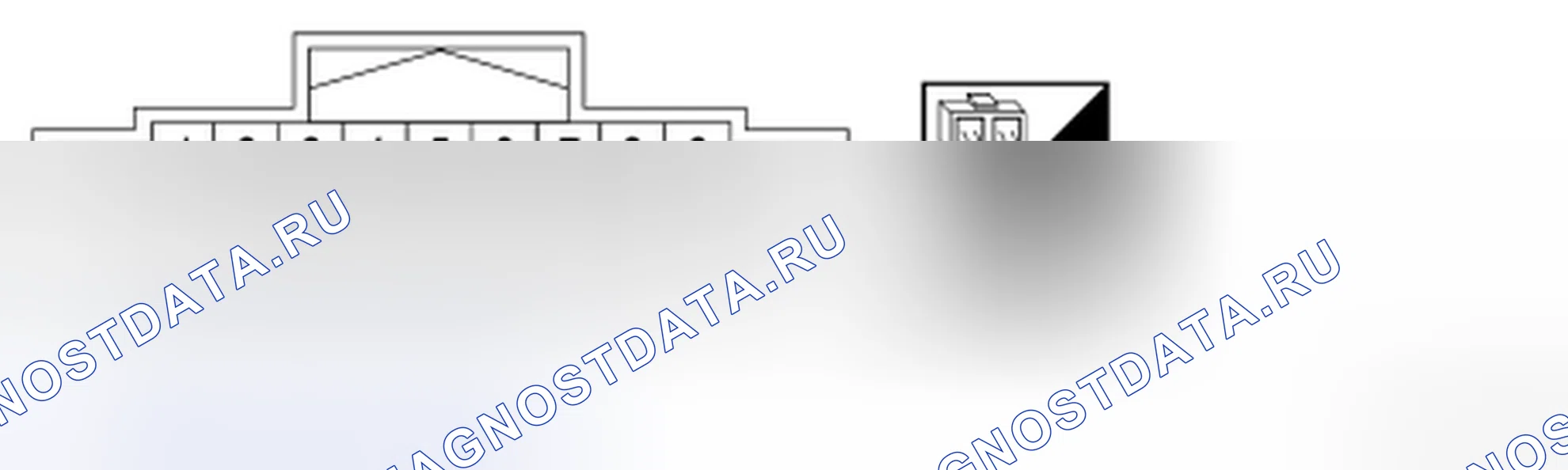 Рис. 103: СХЕМА РАСПОЛОЖЕНИЯ КЛЕММ. Audi RS6 C8