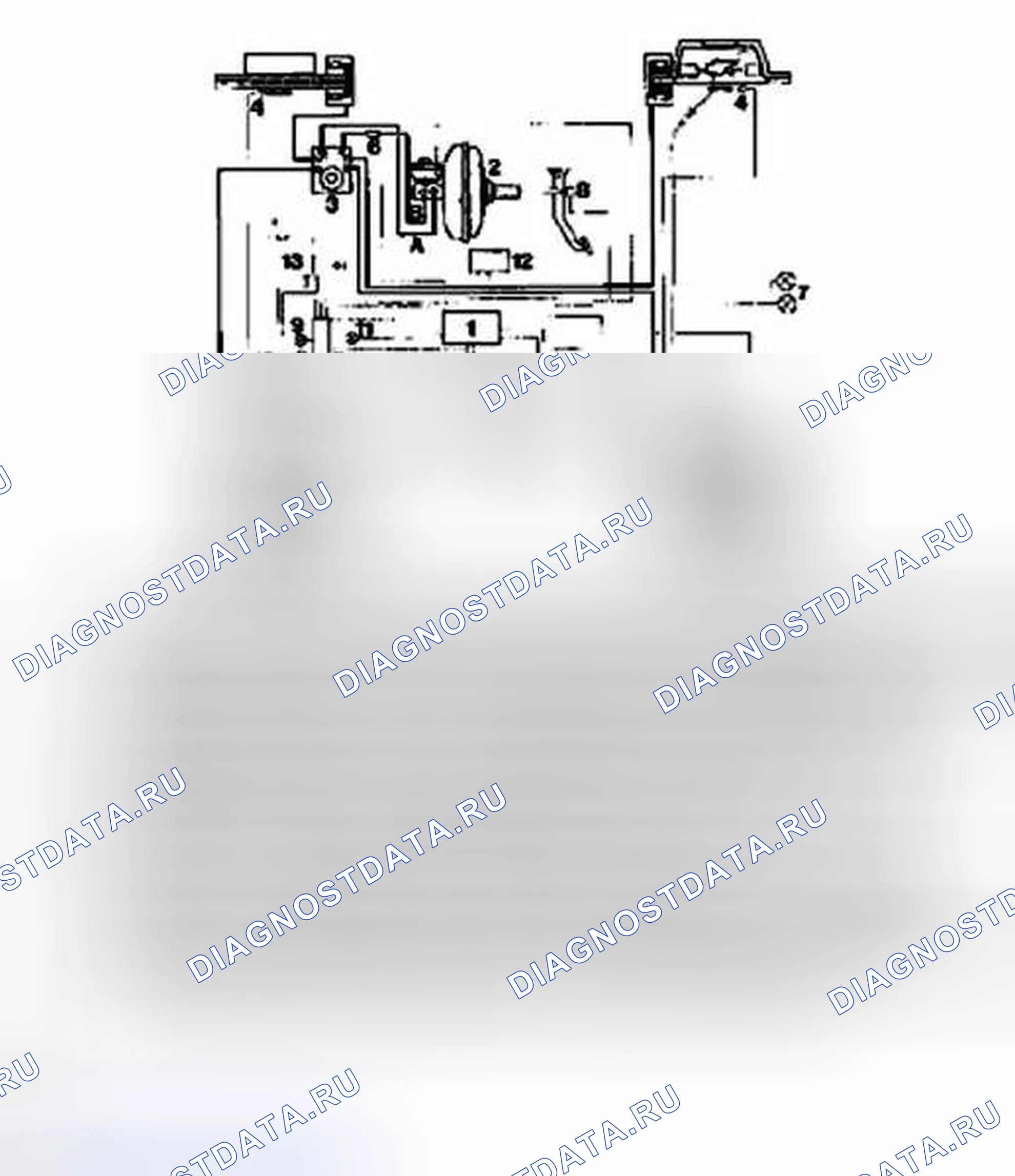 Рис. 8: Схема: ABS/TC 5.3 (4-канальная система). Porsche Boxster S 986 рестайлинг