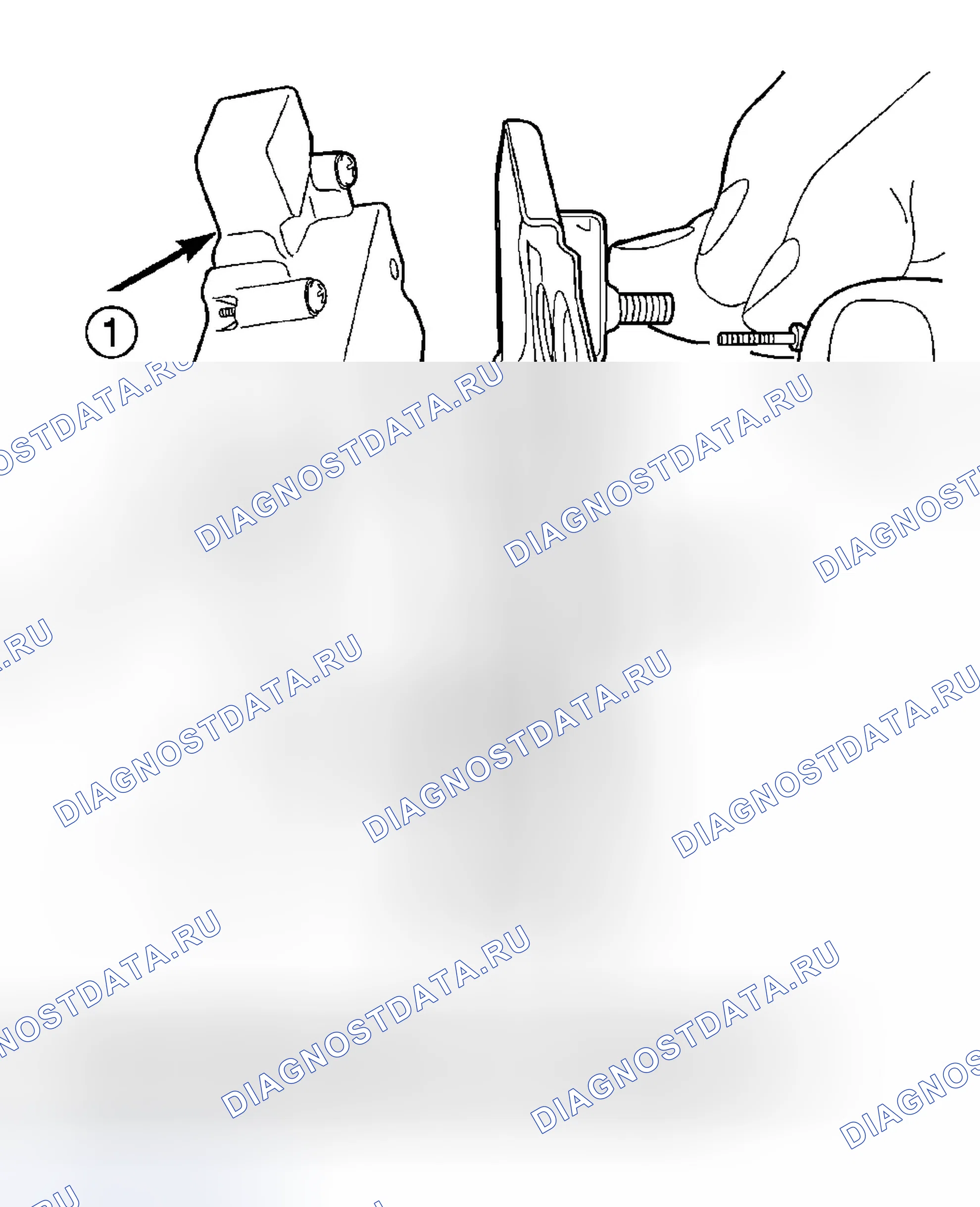 Рис. 49: ДЕМОНТАЖ. Dodge Grand Caravan IV