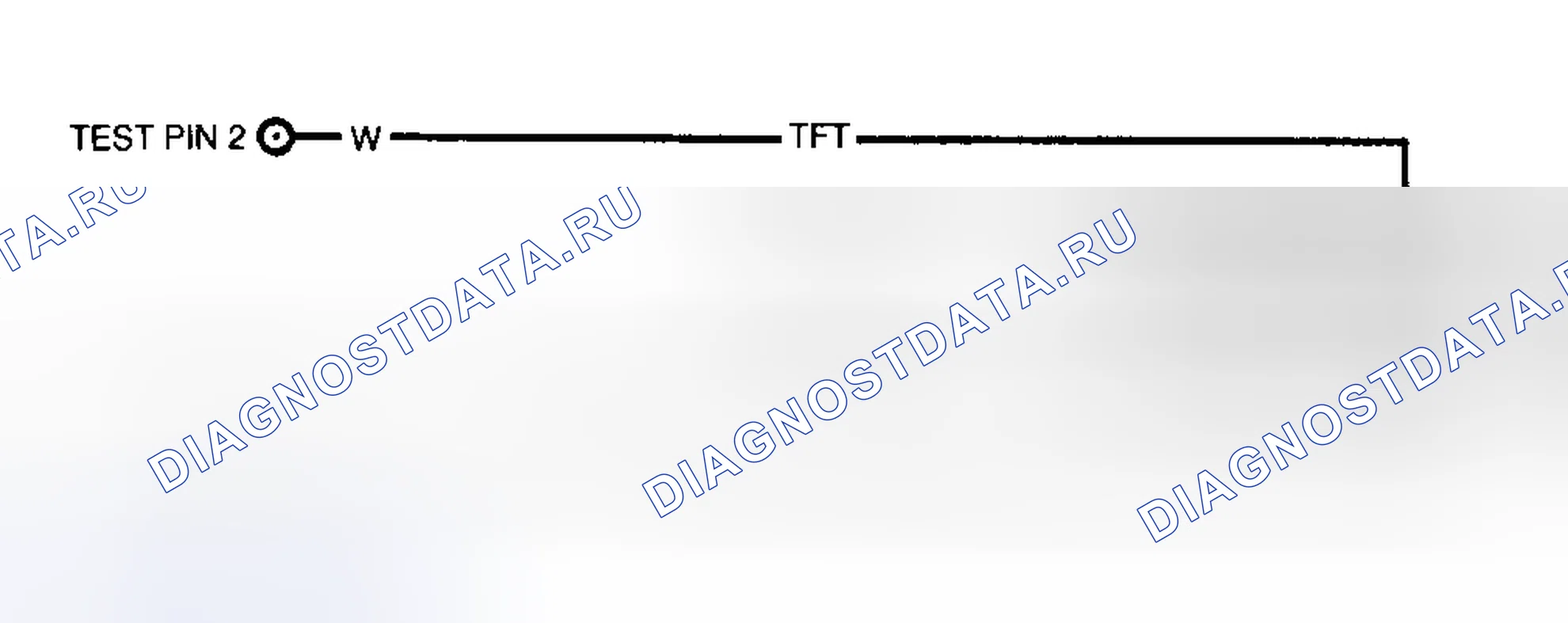 Рис. 109: Схема датчика температуры трансмиссионной жидкости (TFT). Mercury Tracer I