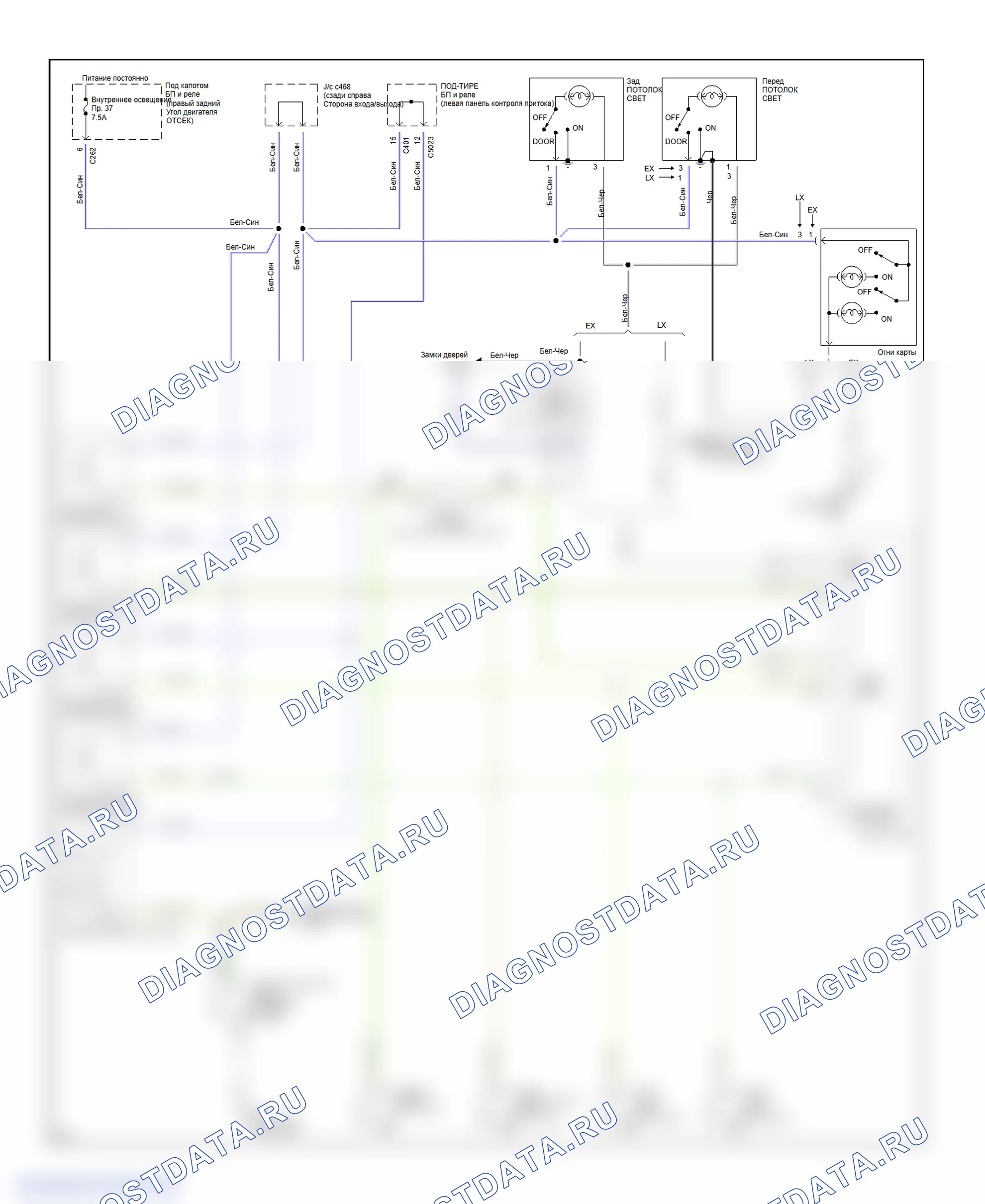 Courtesy Lamps Circuit. Honda Odyssey I