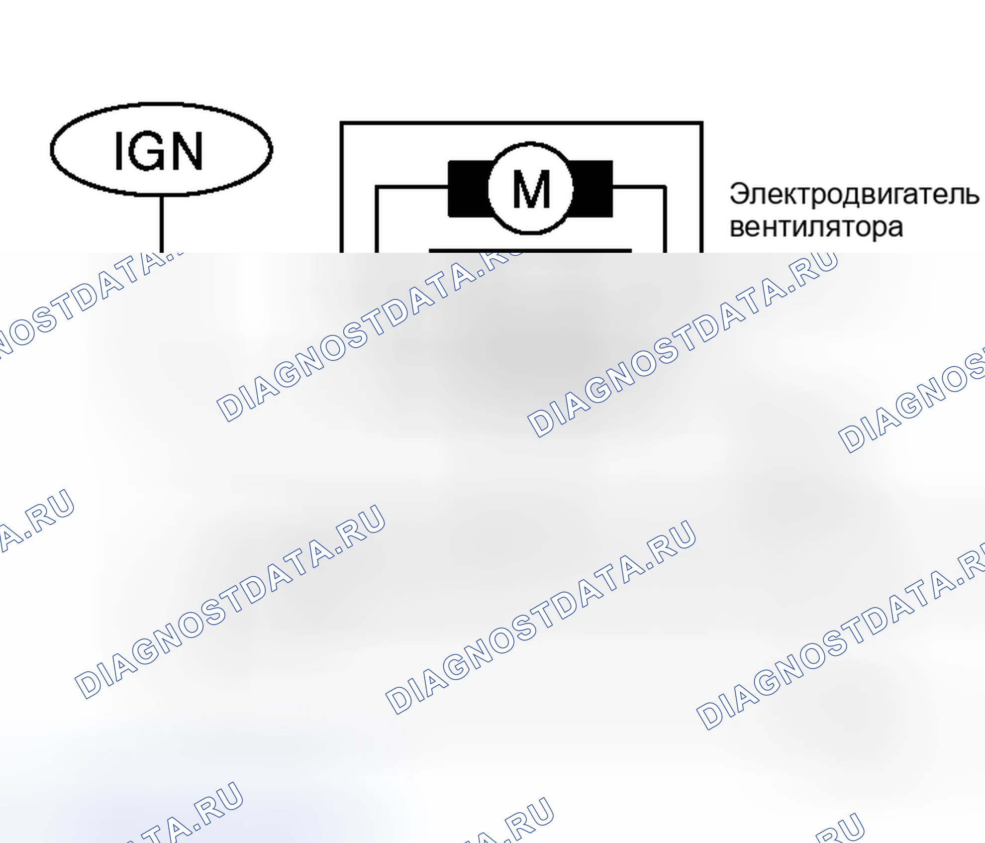 Рис. 44: ПРОЦЕДУРА ДИАГНОСТИКИ ЭЛЕКТРОДВИГАТЕЛЯ ВОЗДУХОДУВКИ. Honda Logo I
