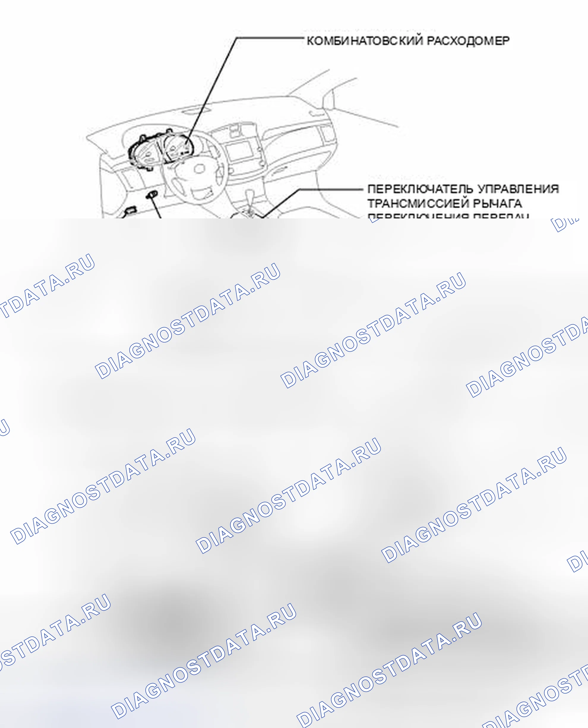 Рис. 362: ИЛЛЮСТРАЦИЯ. Toyota Avalon XX30 рестайлинг 2