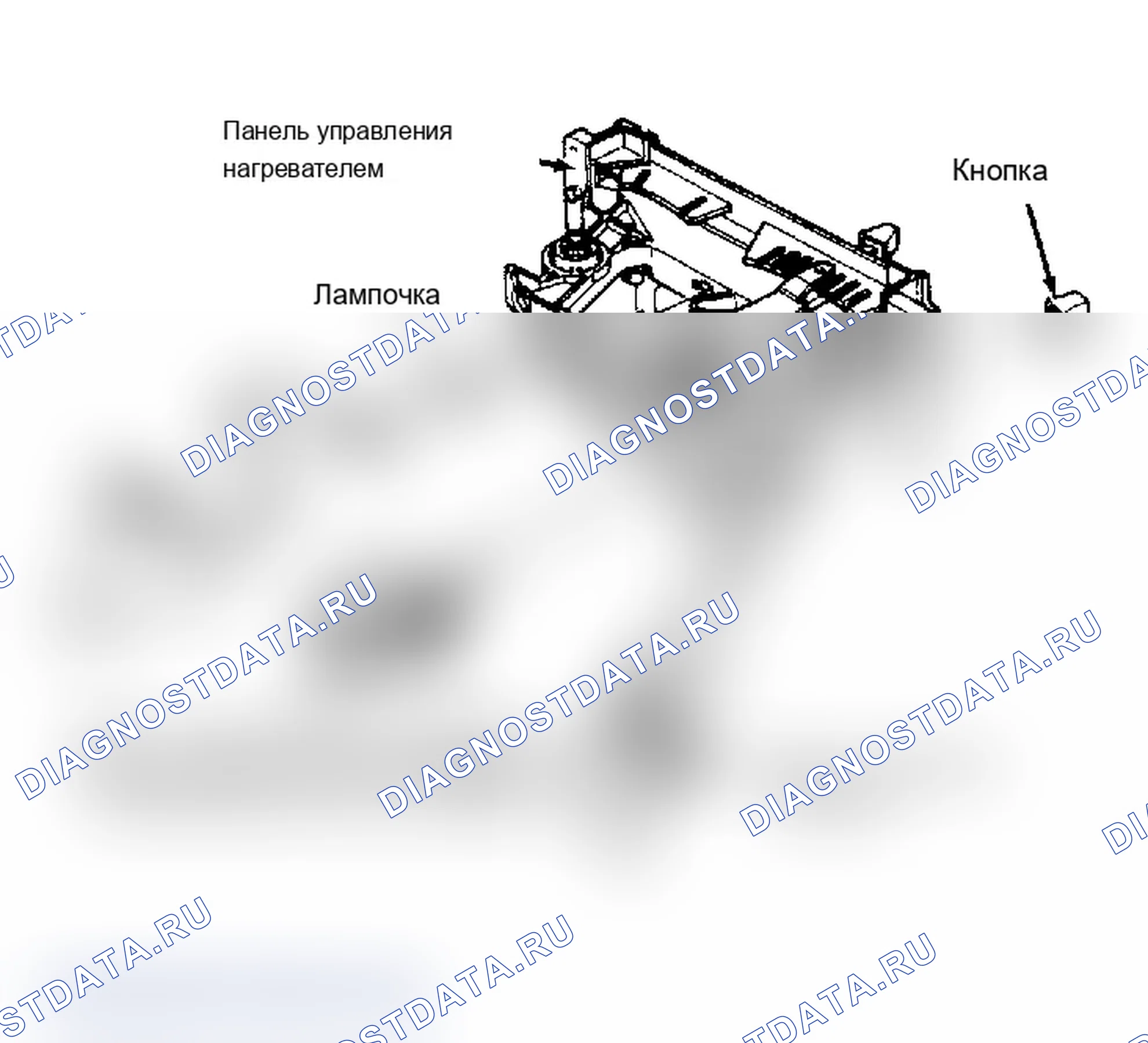 Рис. 7: Разнесенный вид узла управления нагревателем (Escort, EXP и Lynx). Mercury Topaz I