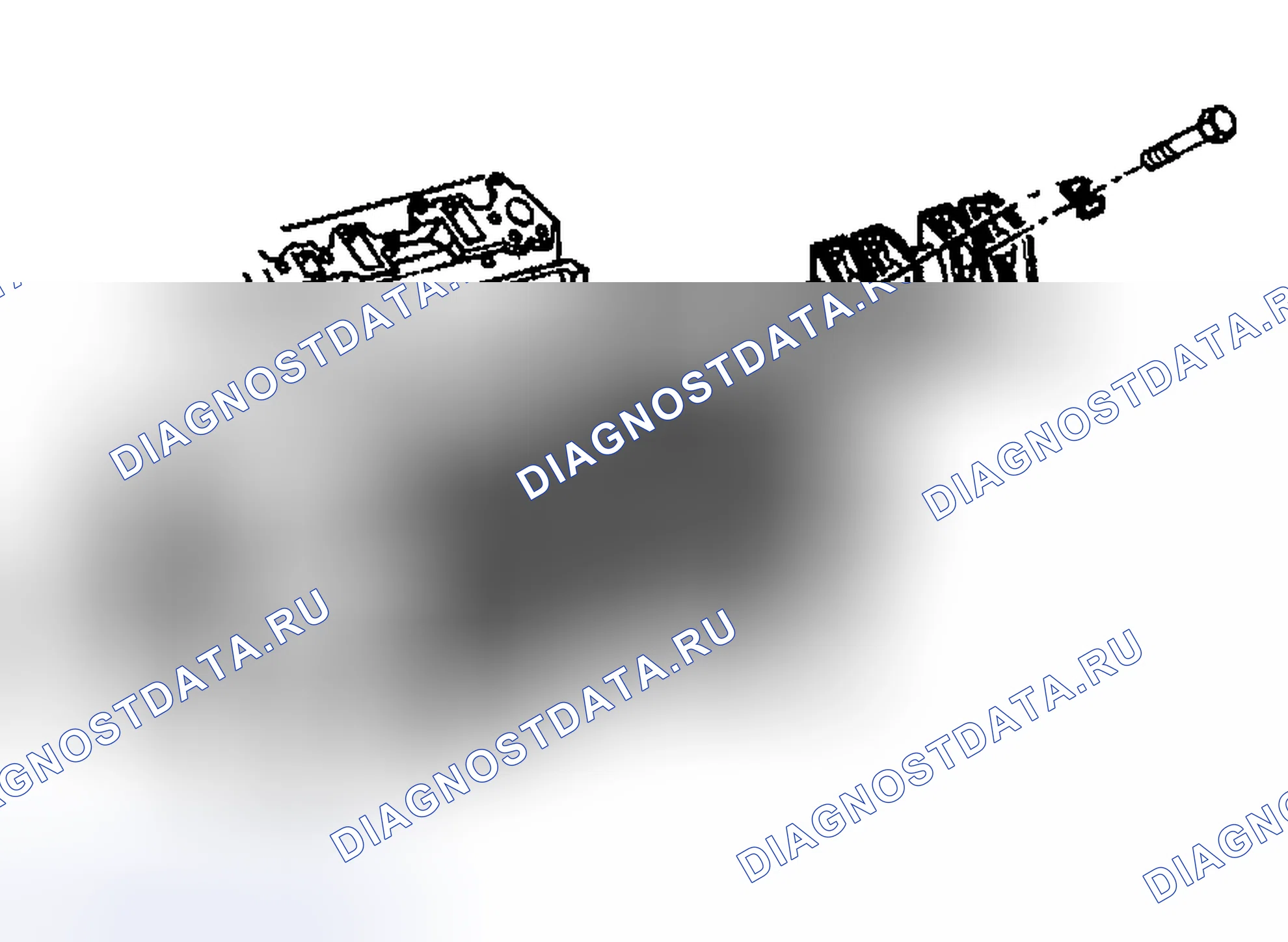 Рис. 141: Установка коромысла, вала и толкателя клапана. GMC C3500 HD GMT400 final