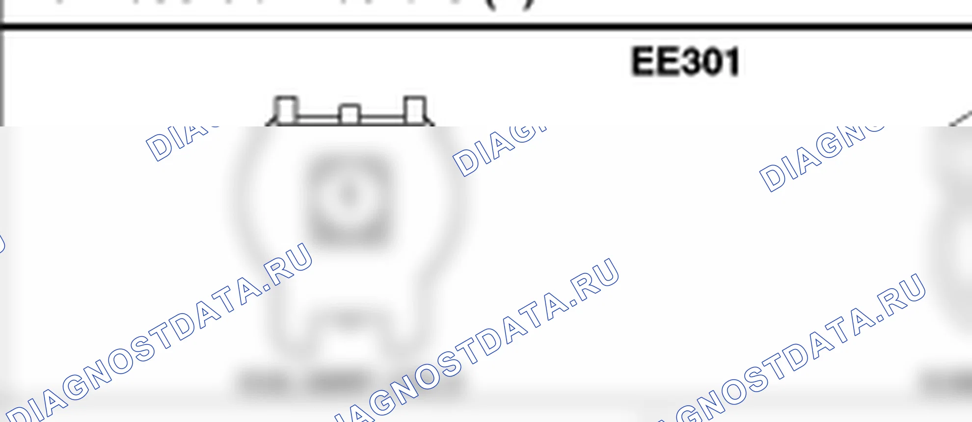 Распиновка разъёма EE301 — harness connectors. Hyundai Santa Fe CM