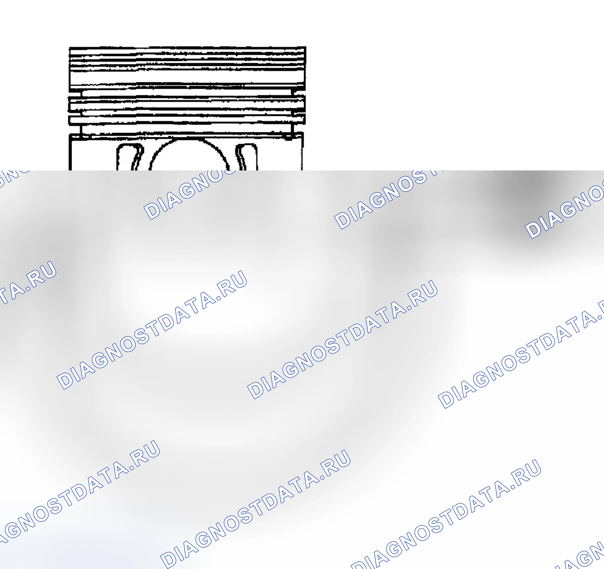 Рис. 820: Выбор поршня. Chevrolet Suburban K1500 GMT800