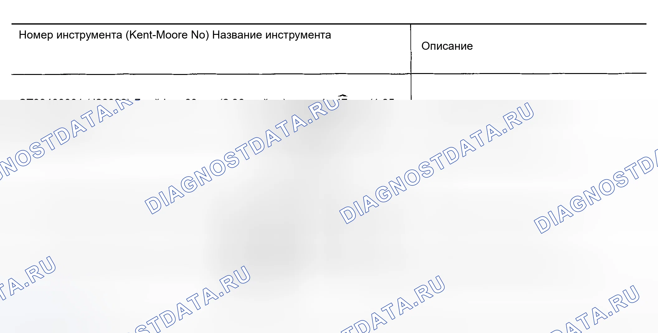 Рис. 16: СПЕЦИАЛЬНЫЕ СЕРВИСНЫЕ ИНСТРУМЕНТЫ. Nissan 350Z I