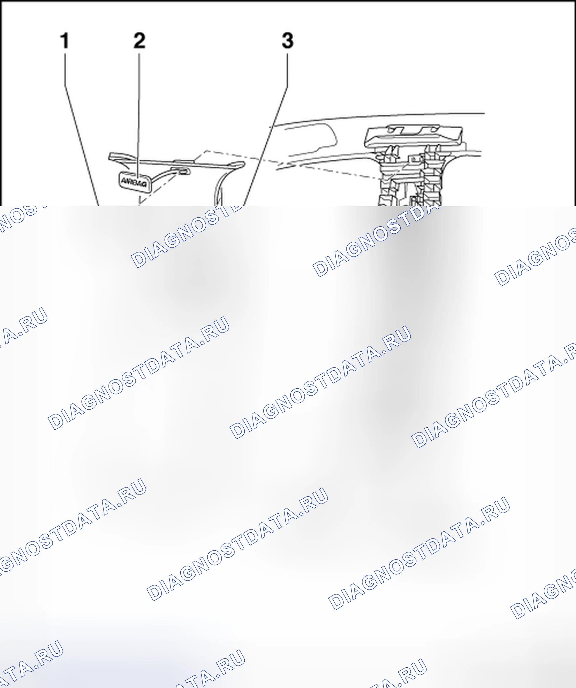 Рис. 26: стойка B TRIM. Volkswagen Touareg I