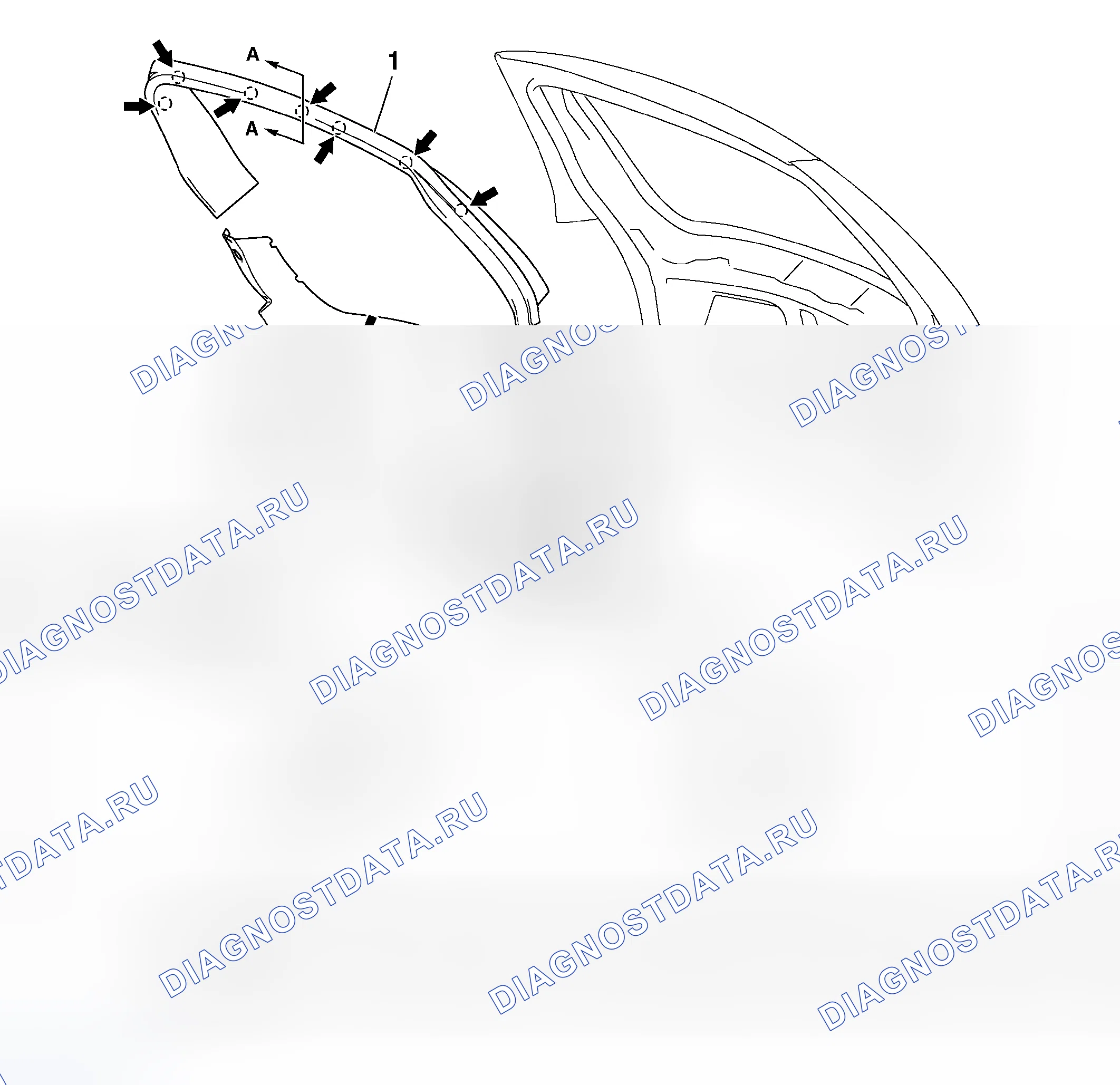 Рис. 32: ДЕМОНТАЖ И МОНТАЖ. Mitsubishi Endeavor I