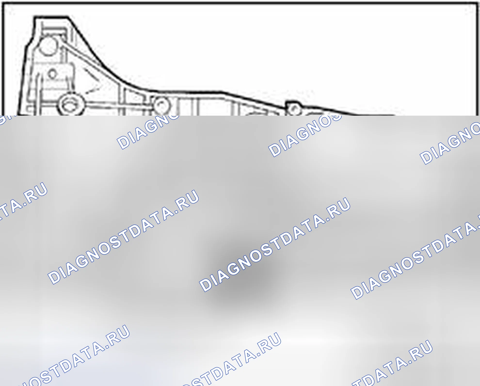 Рис. 253: Маркировка крышки дифференциала. Volkswagen Passat B5 рестайлинг