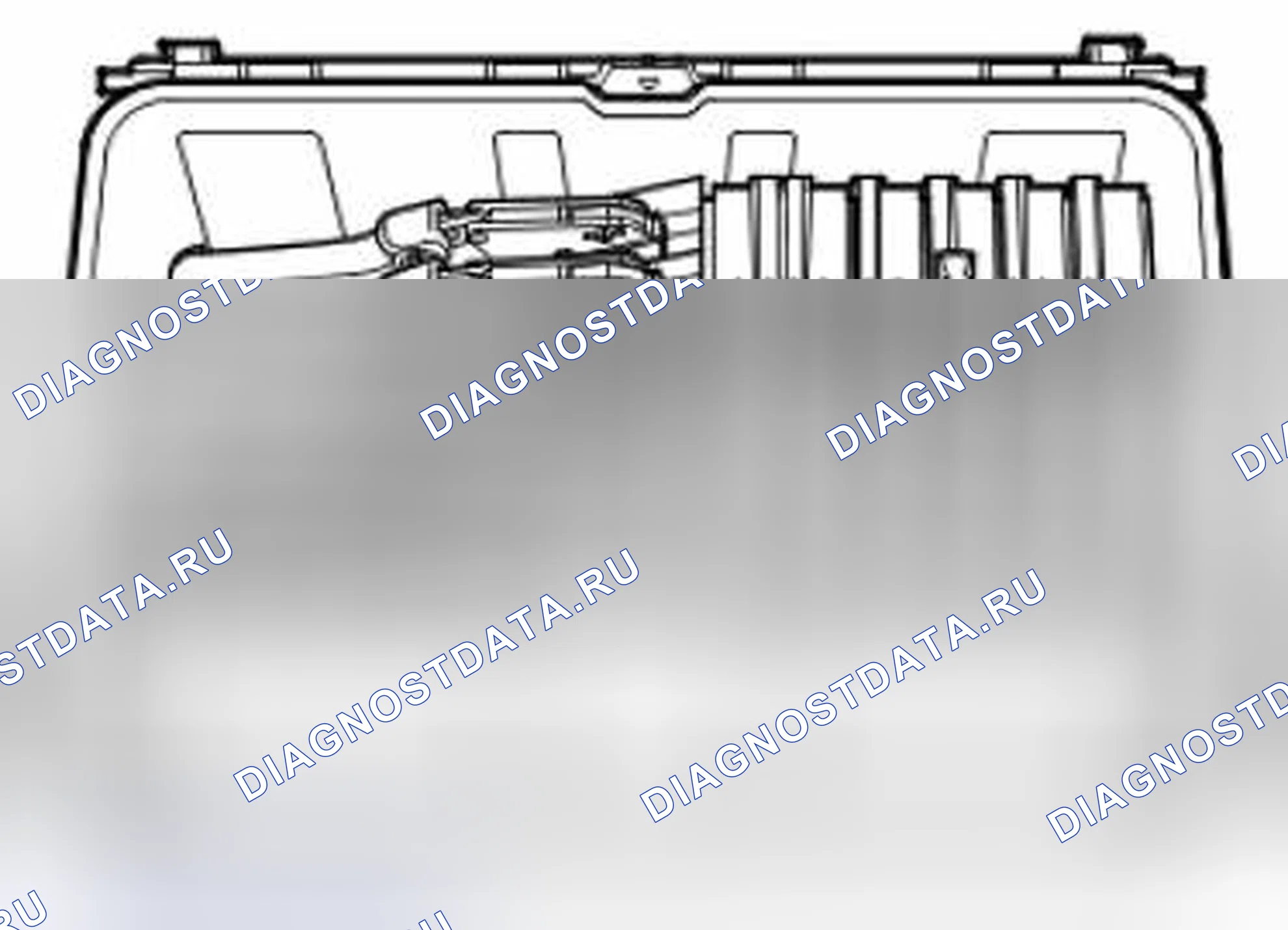 Рис. 100: 86 12 079 Набор инструментов, жгут проводов. Kia Picanto III