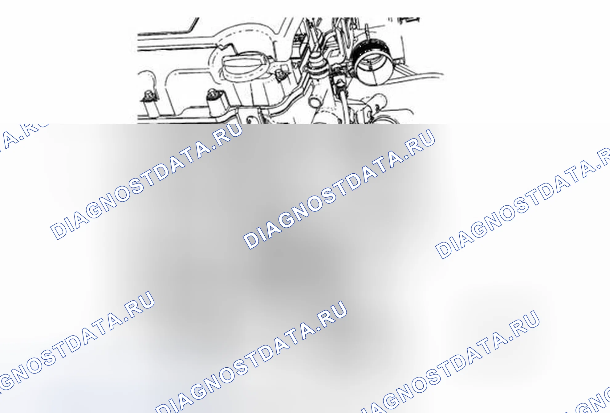 Рис. 4: Замена впускной трубы охладителя моторного масла (LUJ). Buick Encore I