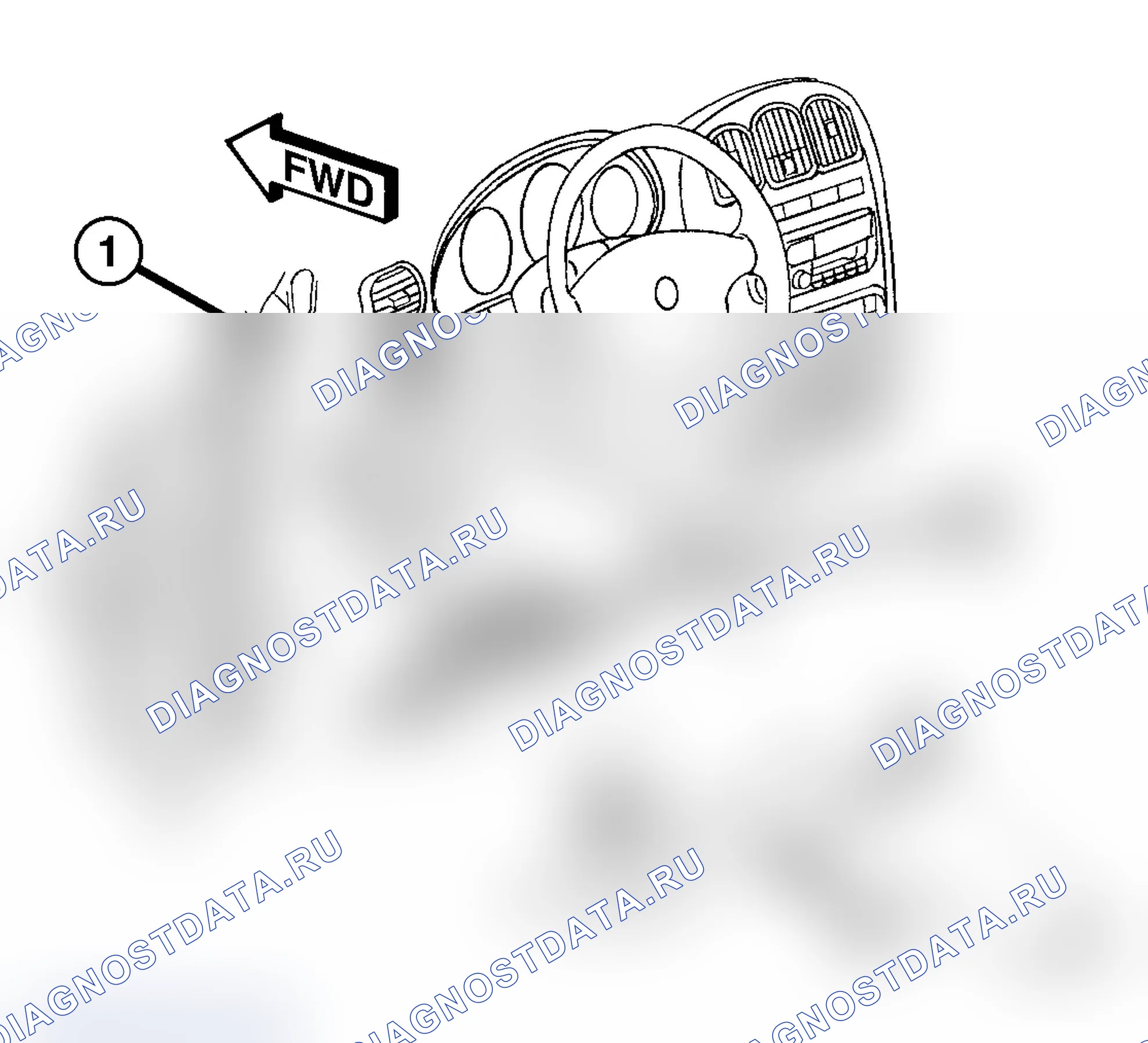 Рис. 52: ДЕМОНТАЖ. Dodge Caravan IV