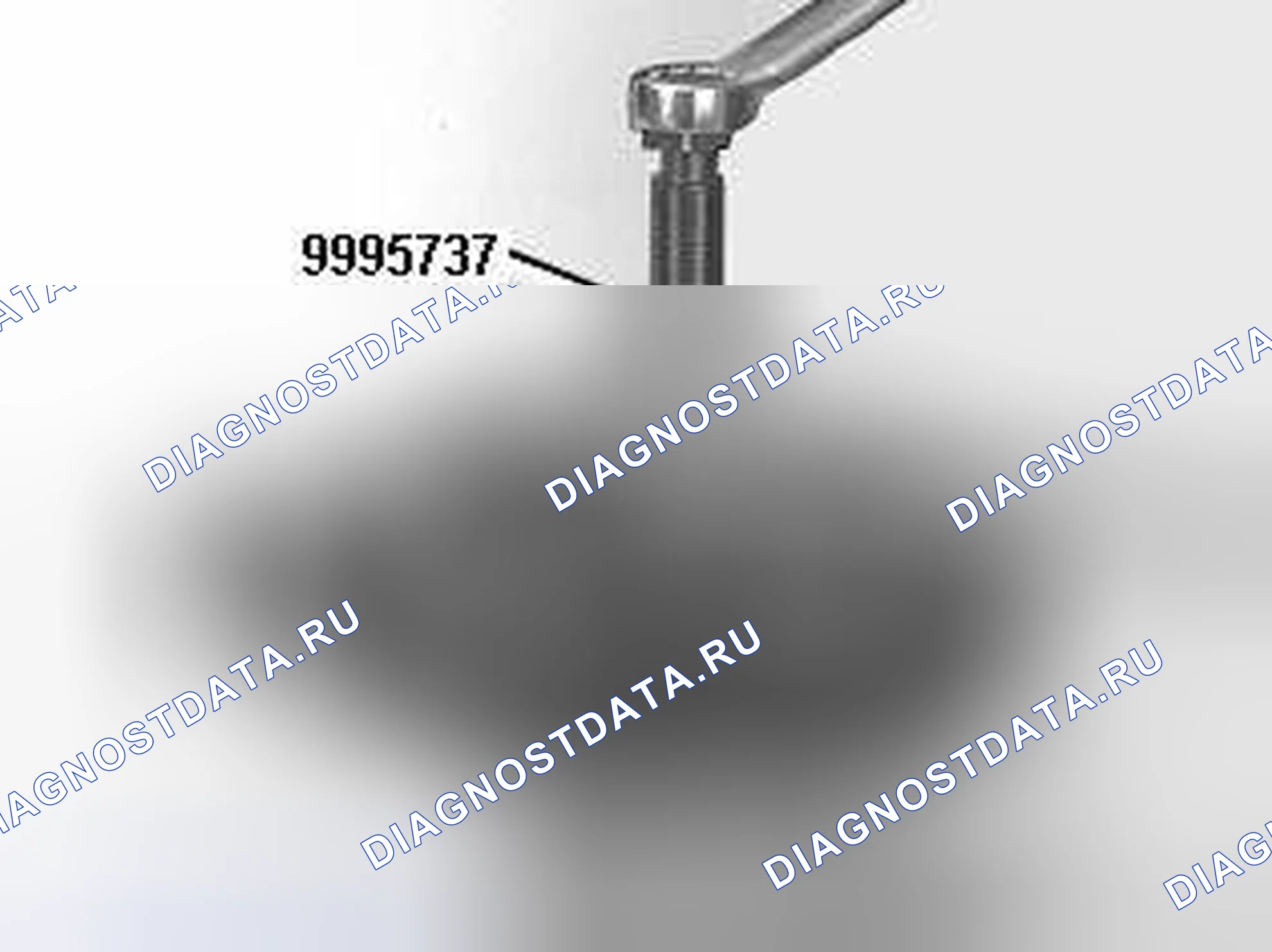 Рис. 40: Снятие шкива. Volvo S80 I