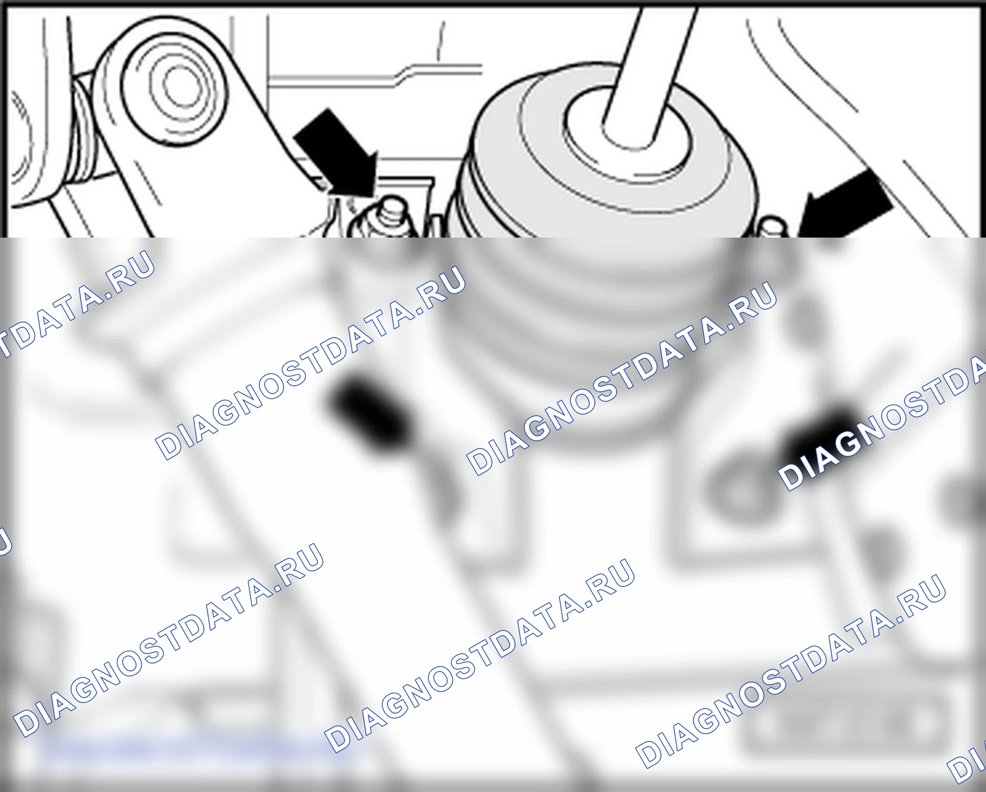 Снятие и установка сервопривода тормоза. SEAT Alhambra I