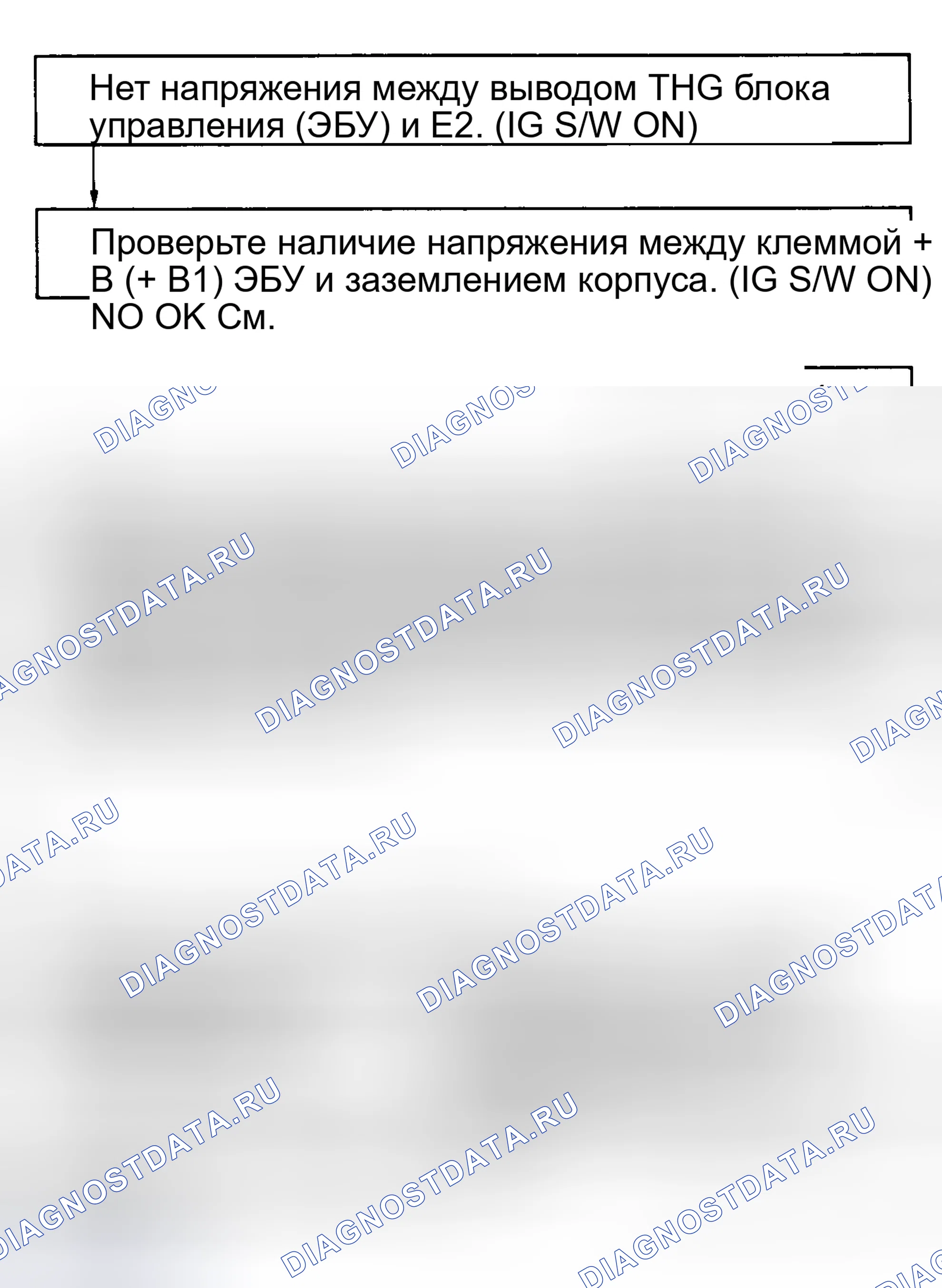 Рис. 105: Тест 10, блок-схема, схема системы рециркуляция отработавших газов (Калифорния). Toyota Camry V20