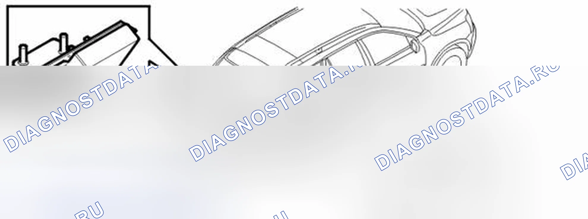 Рис. 444: Помощь при парковке (относится только к XC90 2003-2004 и xtigx1 2004) S80. Volvo S80 I рестайлинг