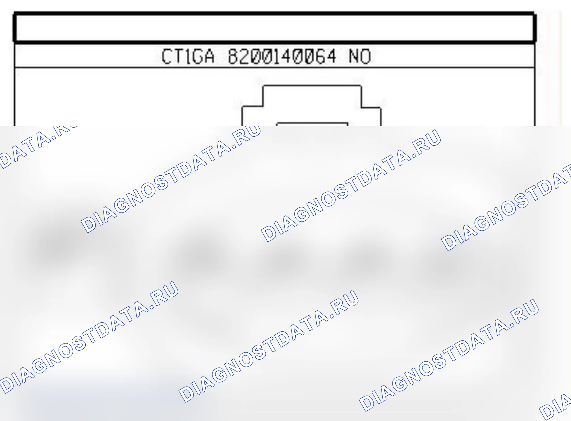 Распиновка разъёма 1461 — Заслонка впуска воздуха. Renault Espace IV-рест