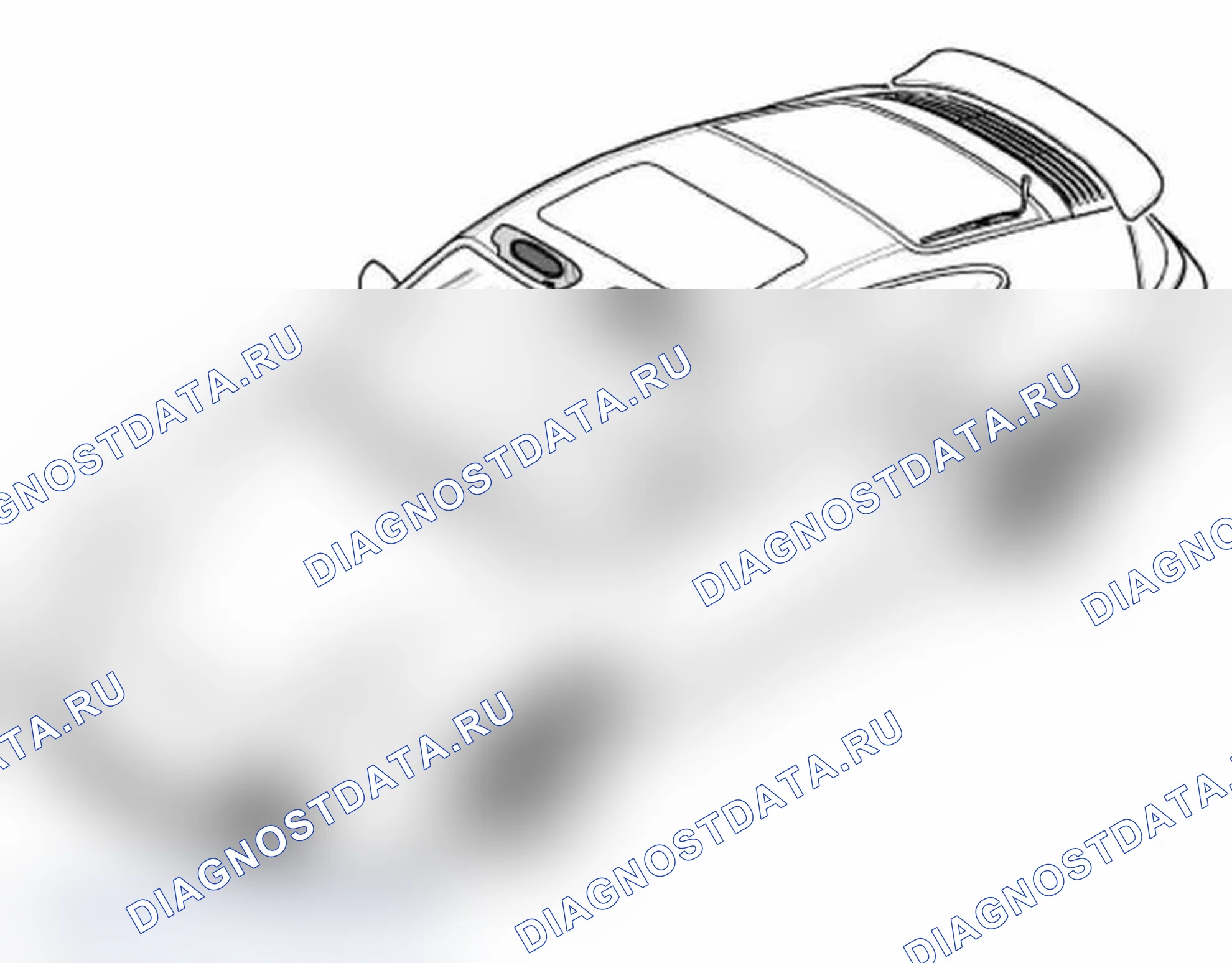 Рис. 40: Снятие и установка солнцезащитных козырьков. Porsche 911 Carrera 996