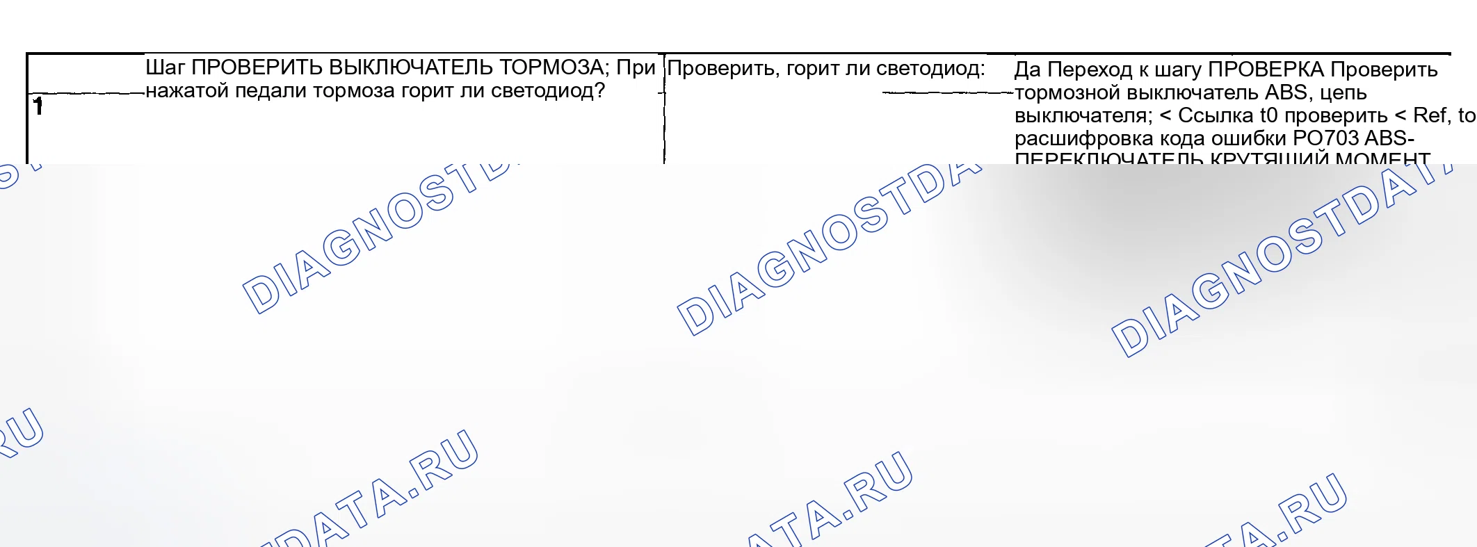 Рис. 637: ПРОВЕРКА ТОРМОЗНОГО ПЕРЕКЛЮЧАТЕЛЯ. Subaru Forester SG