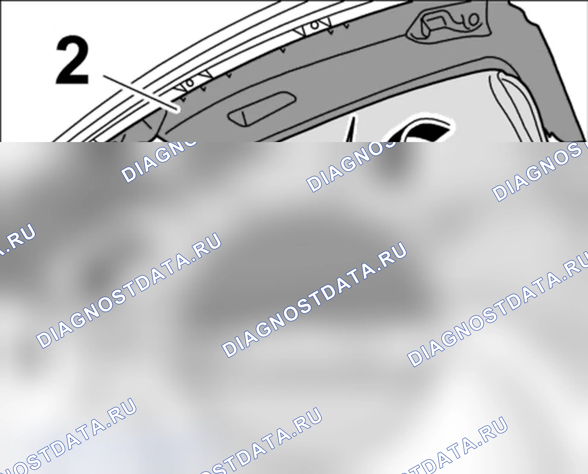 Рис. 130: Ослабление облицовки крыши. Porsche Boxster S 987
