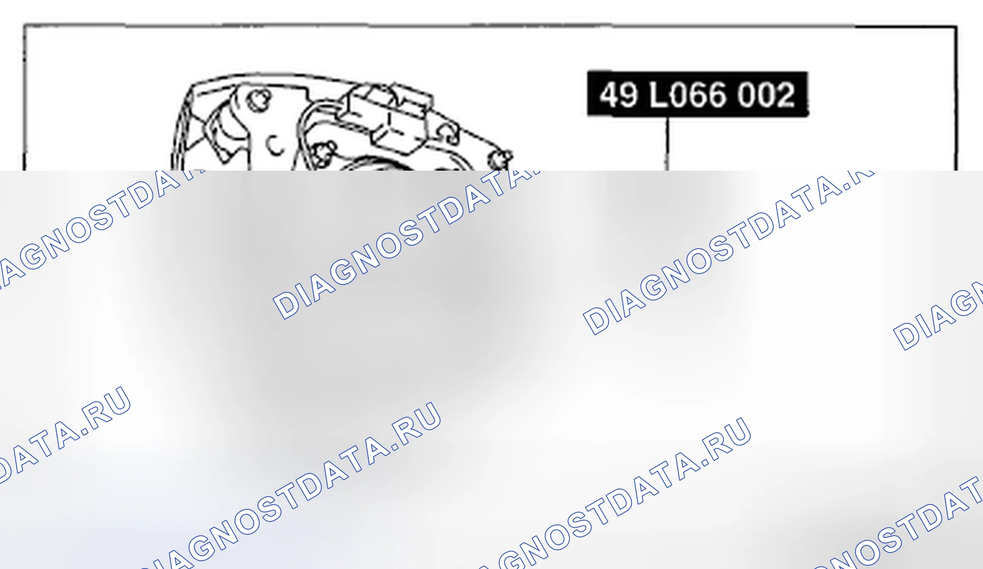 Рис. 71: Модуль подушки безопасности со стороны водителя. Mazda CX-9 I рестайлинг