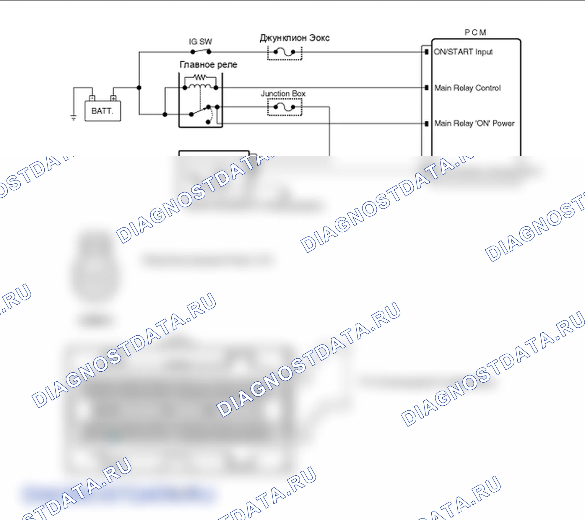 Фрагмент электросхемы: P0353. Hyundai Santa Fe CM