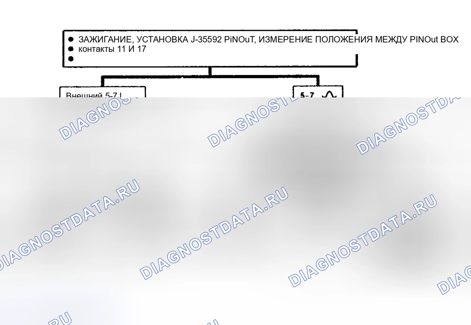 Рис. 9: Диаграмма A7 Код 26 - Задний впускной клапан. Oldsmobile Toronado Trofeo 