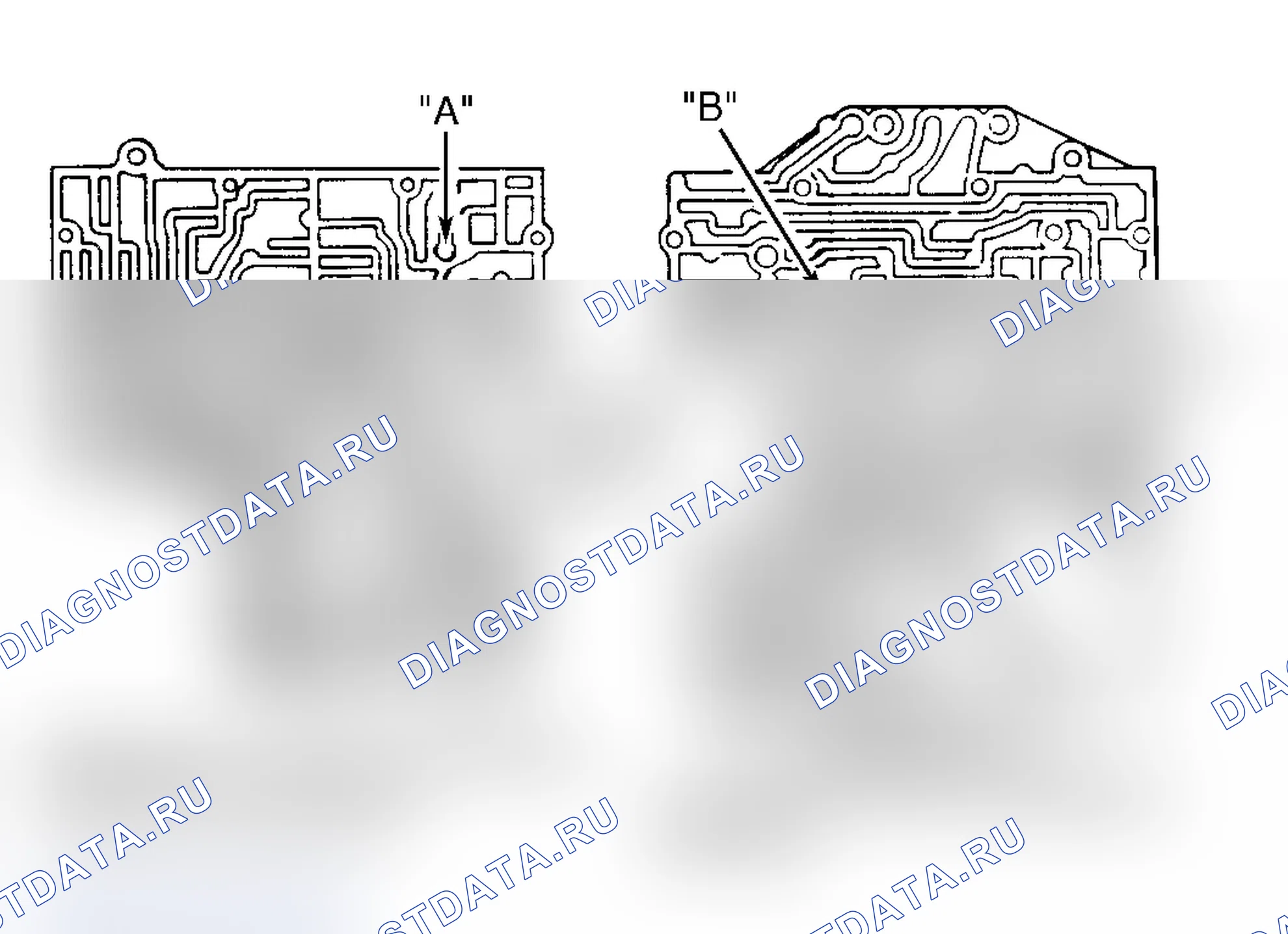 Рис. 42: КОРПУС КЛАПАНА В СБОРЕ. Mazda RX-7 V