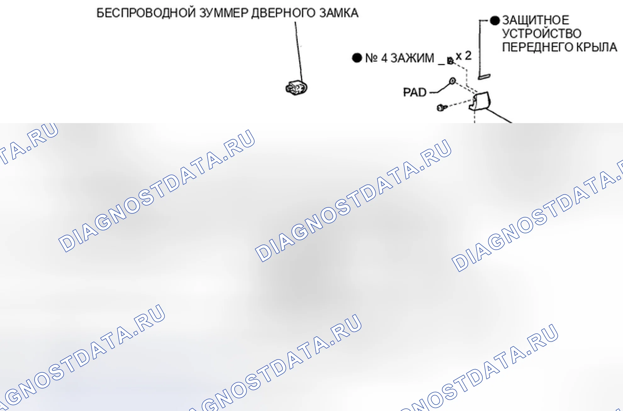 Рис. 602: КОМПОНЕНТЫ. Toyota Highlander II