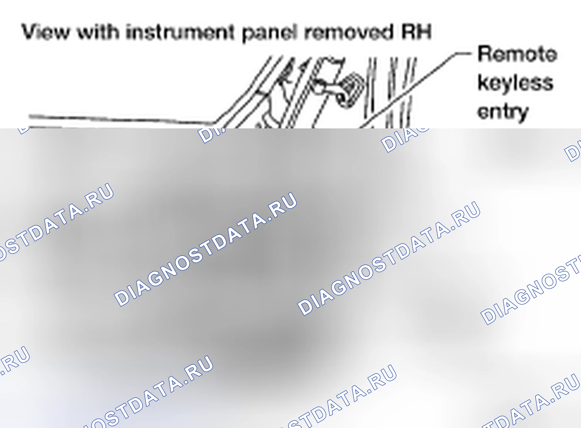 Рис. 13: ВЫНОСНОЙ БЕСКЛЮЧЕВОЙ ВХОДНОЙ ПРИЕМНИК. Honda Today I