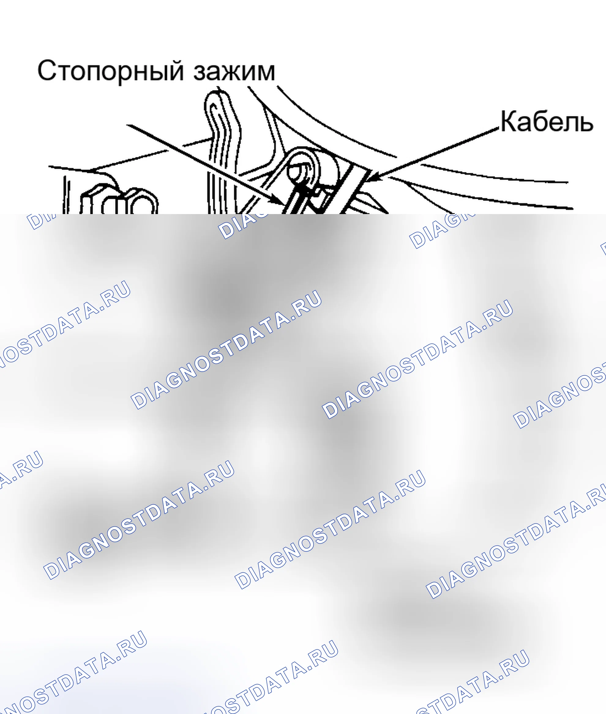 Рис. 7: КАБЕЛЬ КОНТРОЛЯ ТЕМПЕРАТУРЫ. Hyundai Porter III