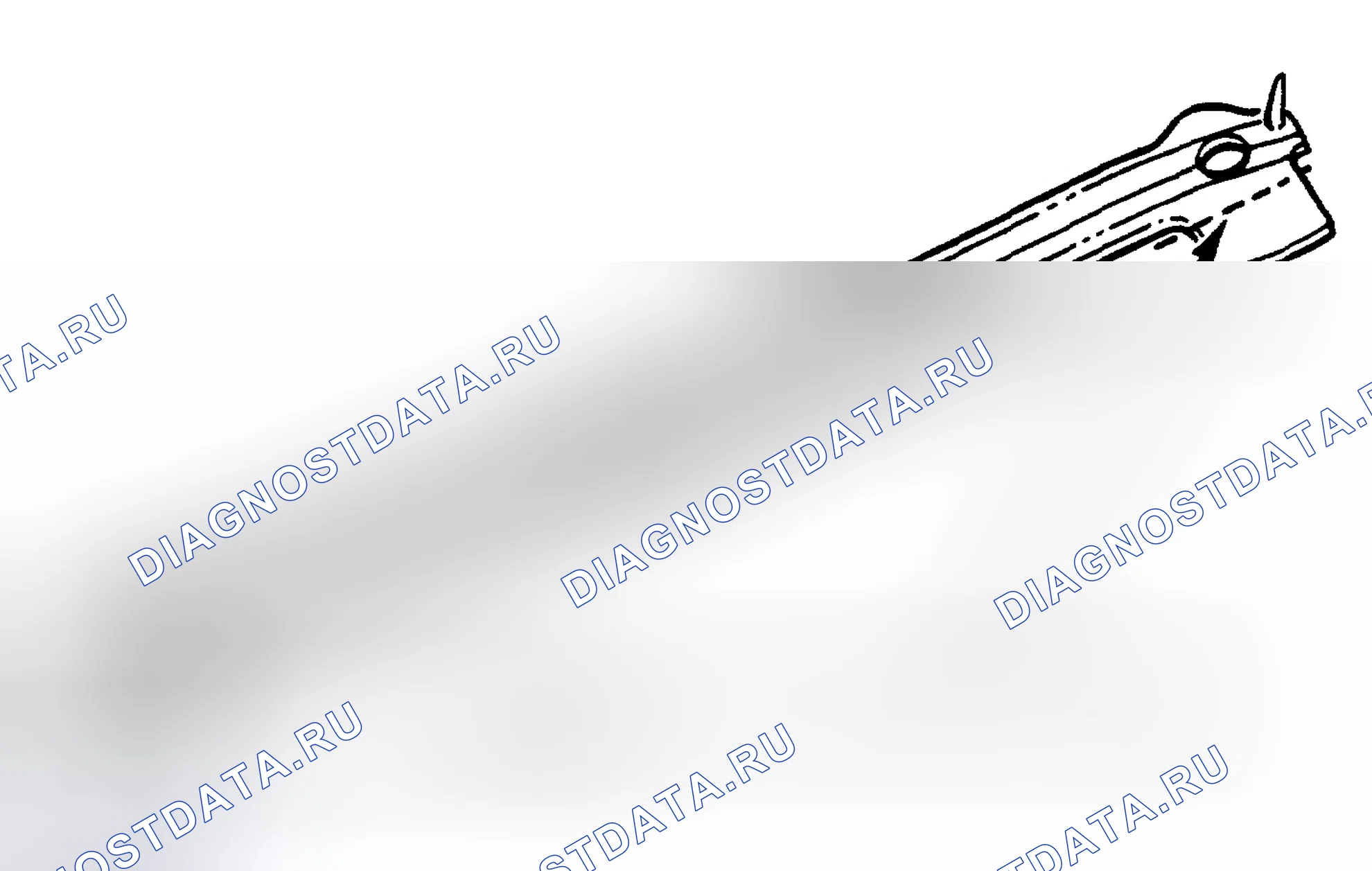 Рис. 5: Модификация переднего уплотнения масляного поддона. Oldsmobile Omega I