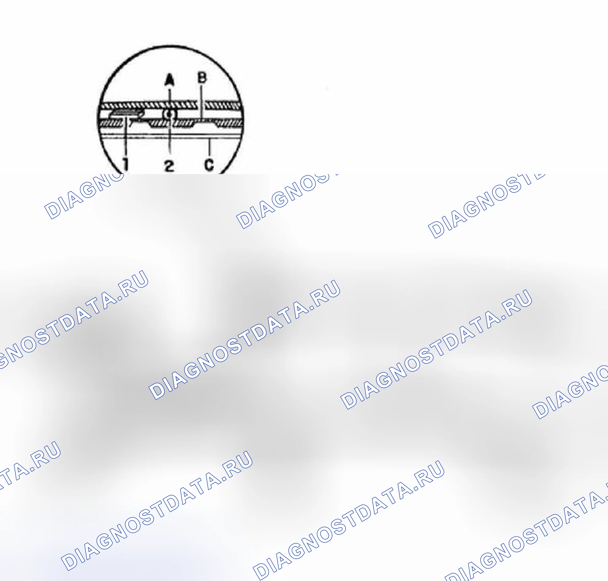 Рис. 9: Коррекция шума крыши (до 08.94). Volkswagen Golf Mk3