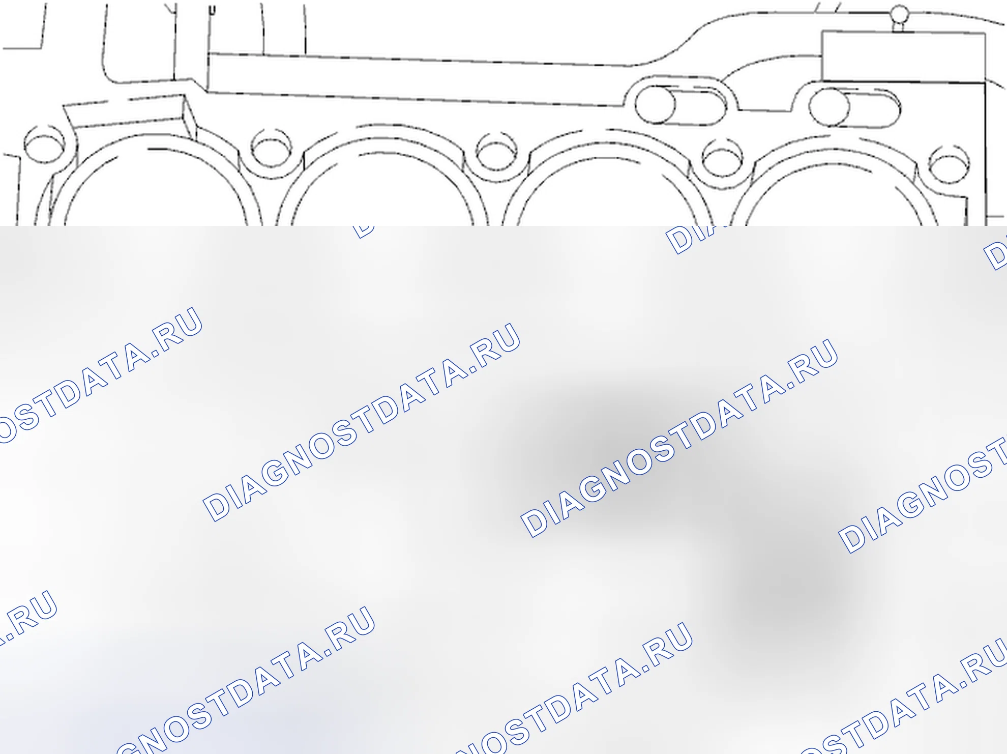 Рис. 99: Центровка коленчатого вала. Volvo S40 I рестайлинг