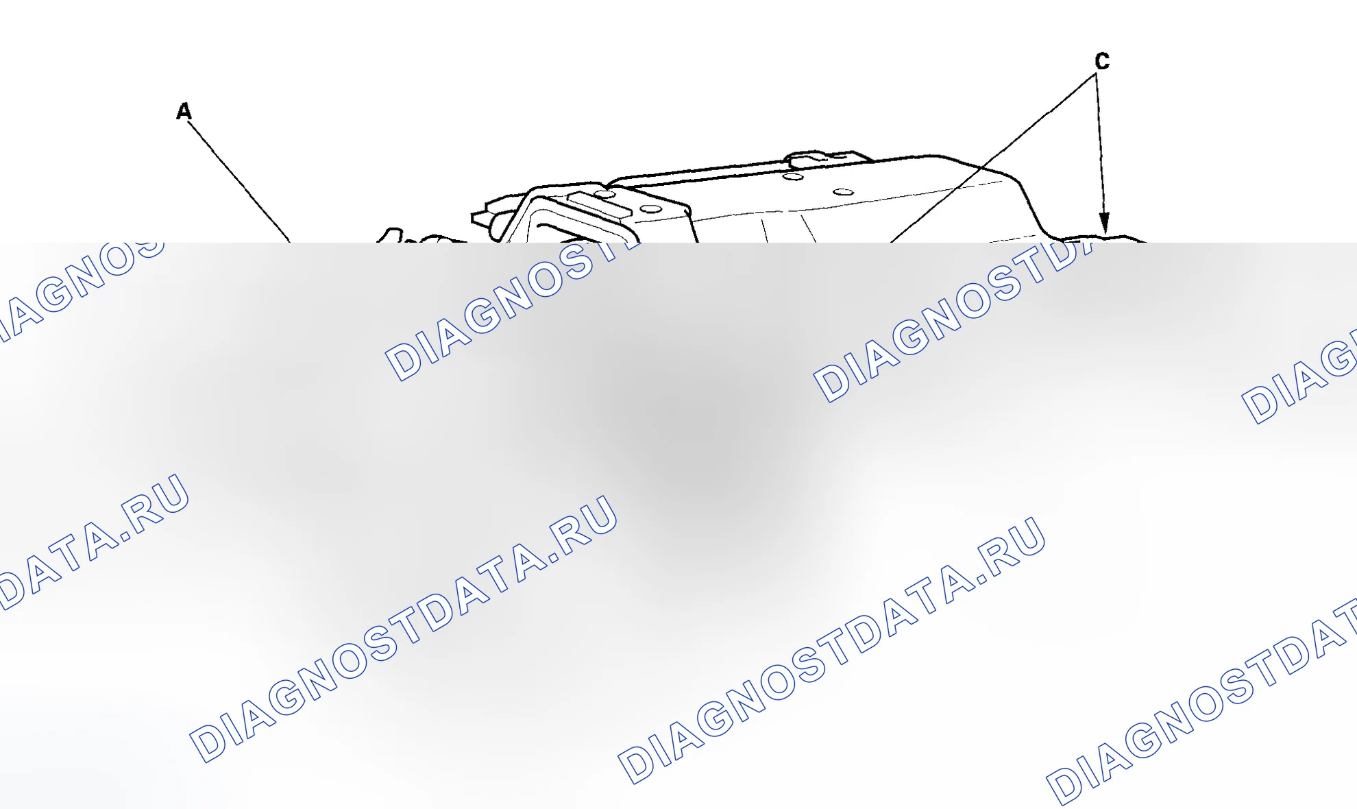 Рис. 24: Проверка/регулировка рулевой колонки/рычага наклона. Honda CR-V II рестайлинг