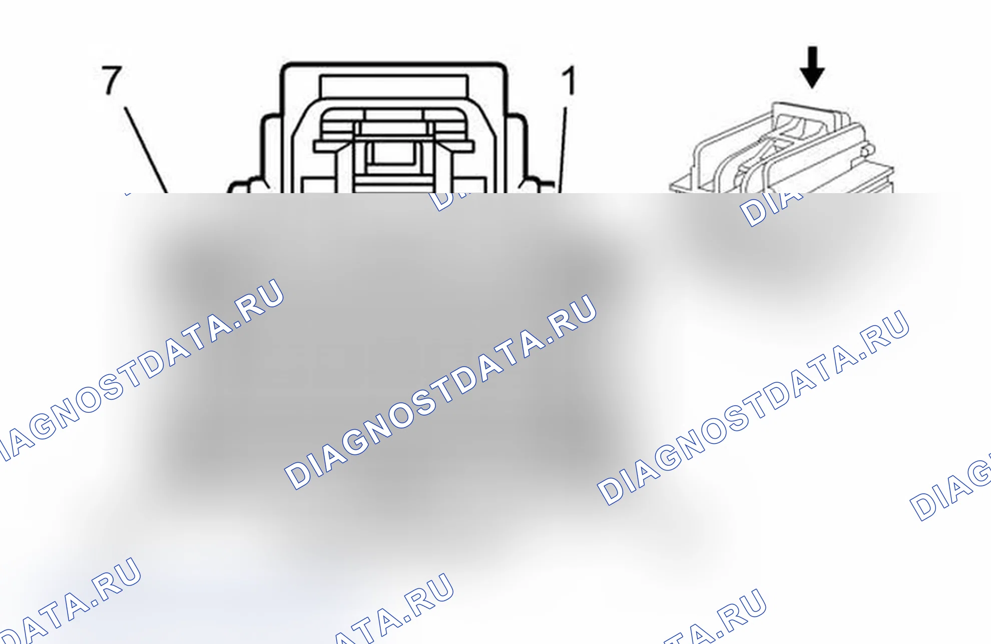 Рис. 268: Дверной замок / переключатель окон - драйвер X4 (AXE). Chevrolet Traverse I