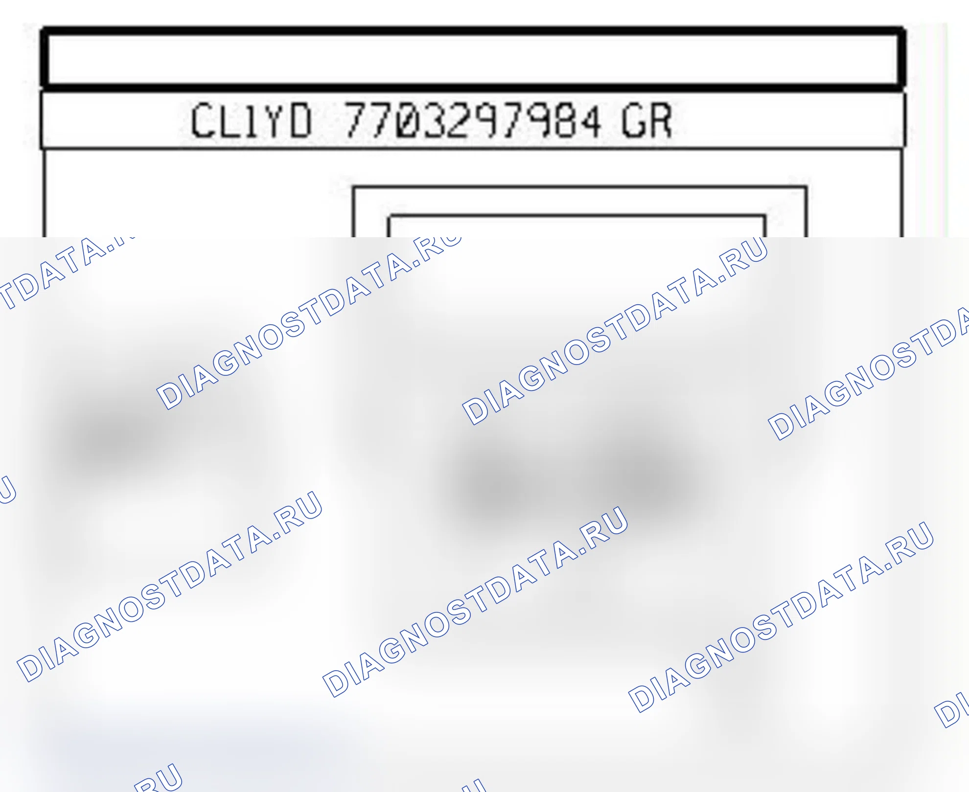 Распиновка разъёма 1029 — Пду на двери пасс.. Renault Clio II