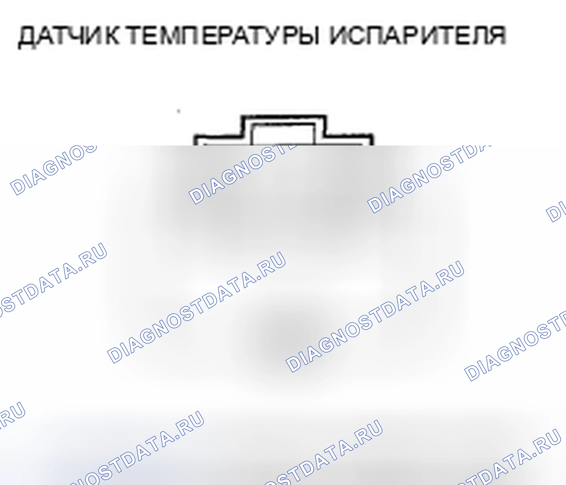 Рис. 54: Испытание датчика температуры испарителя. Honda Ridgeline I рестайлинг