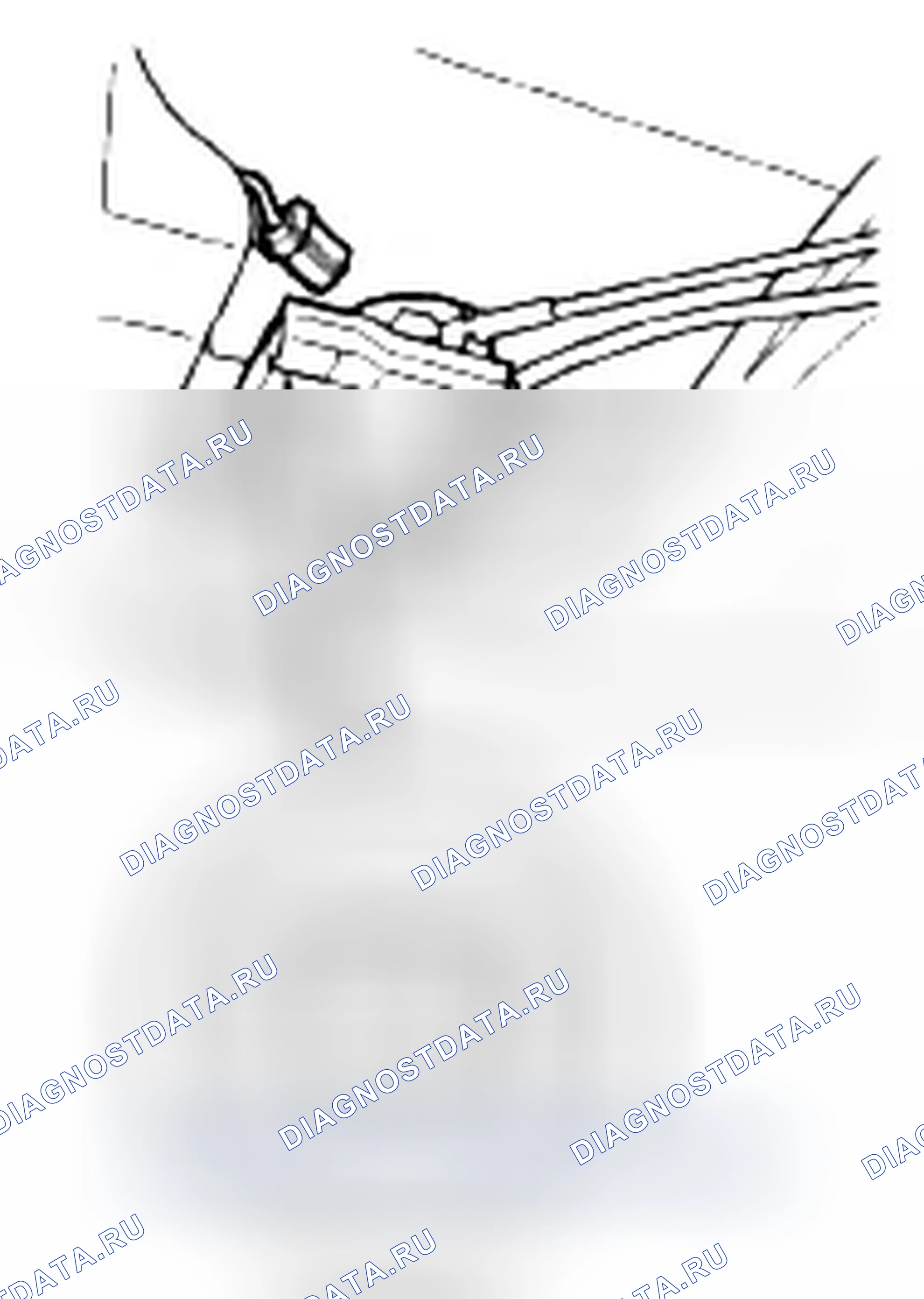 Рис. 39: Дверь багажника без питания. Honda Odyssey IV