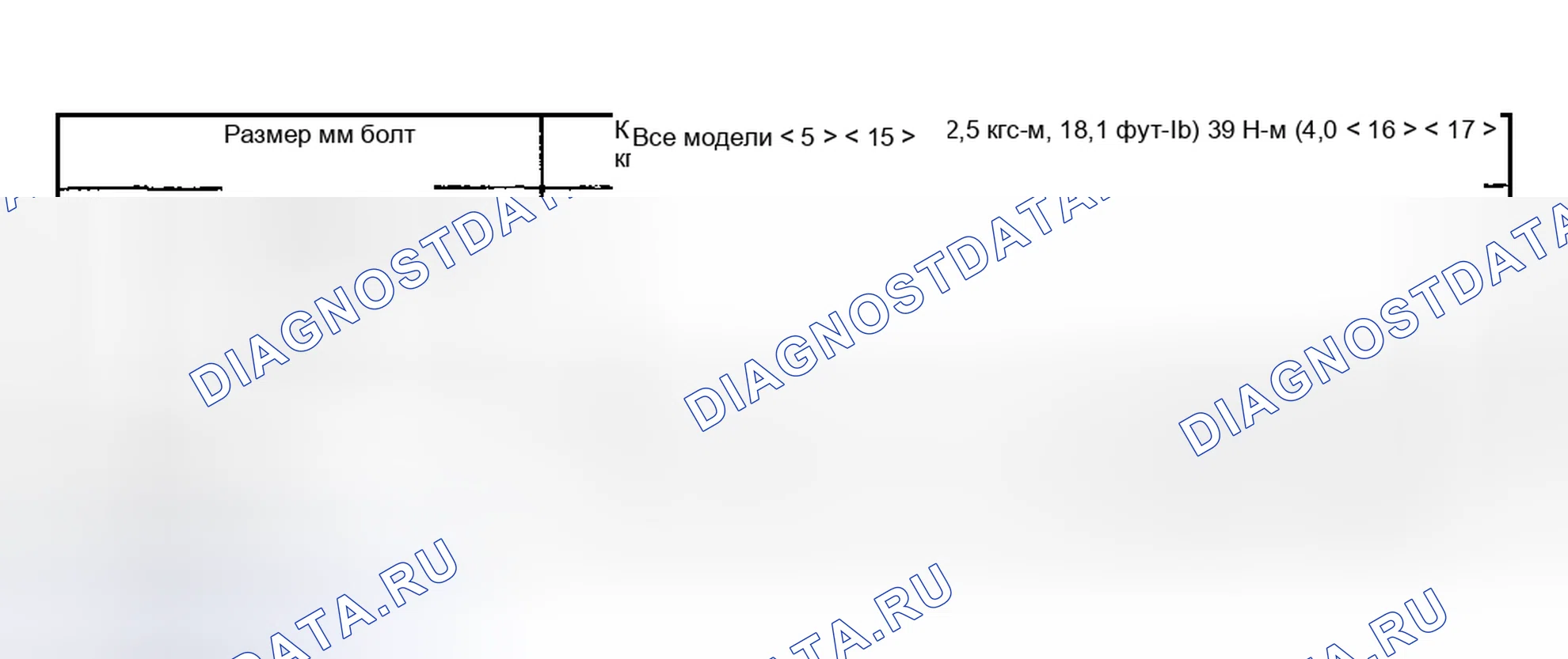 Рис. 175: График крутящего момента болта картера коробки передач. Subaru Impreza GD/GC/GG