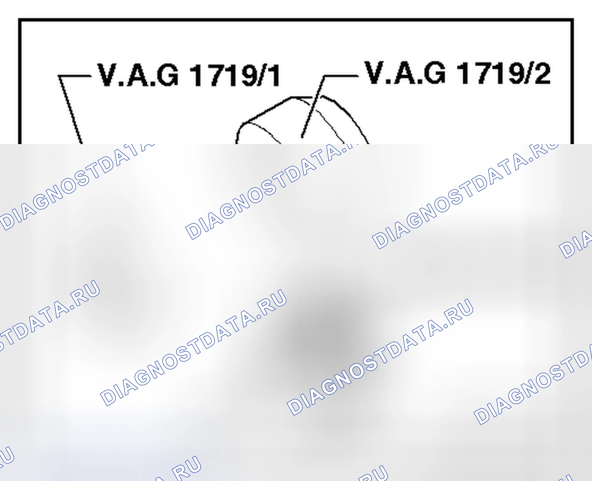 Рис. 230: Комплект сцепления кондиционера -v. A. G 1719- (для компрессоров Zexel A / C). Volkswagen Golf Mk7