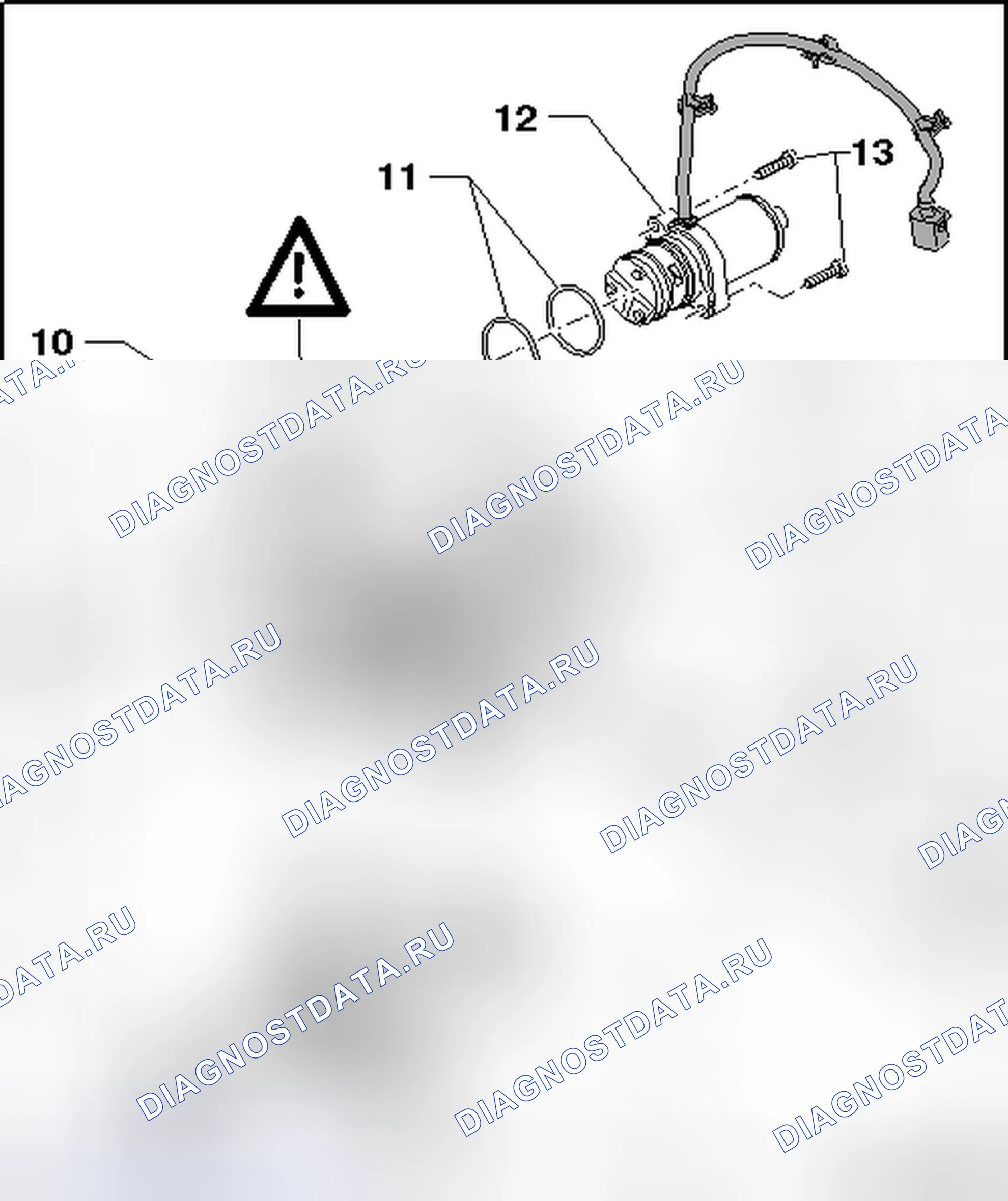 Рис. 23: КОМПОНЕНТЫ МУФТЫ HALDEX. Volkswagen Tiguan I