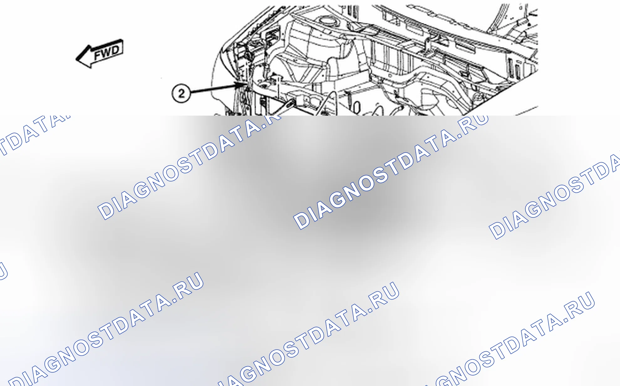 Рис. 334: РЕШЕТКА - CHRYSLER. Chrysler Town & Country V